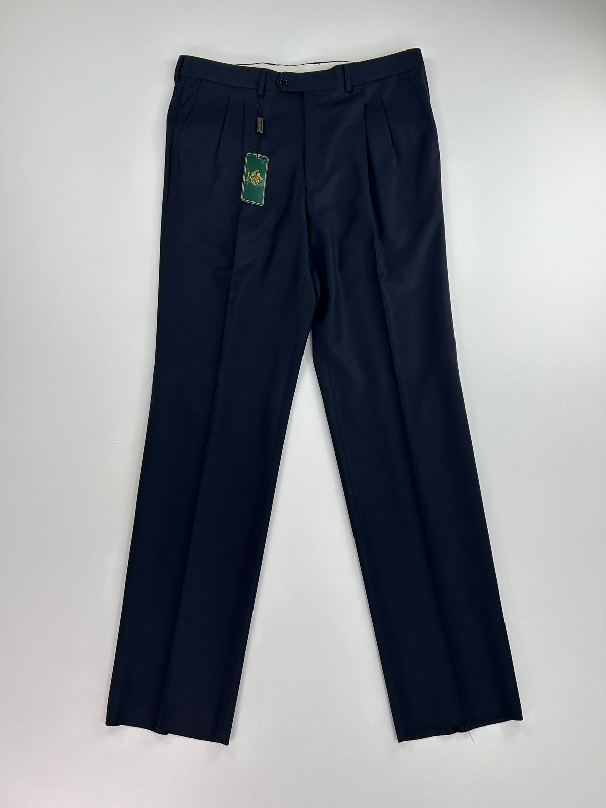 Pantalone sartoriale Berry blu navy Super 100's, taglia IT 56 — IlBotteghino