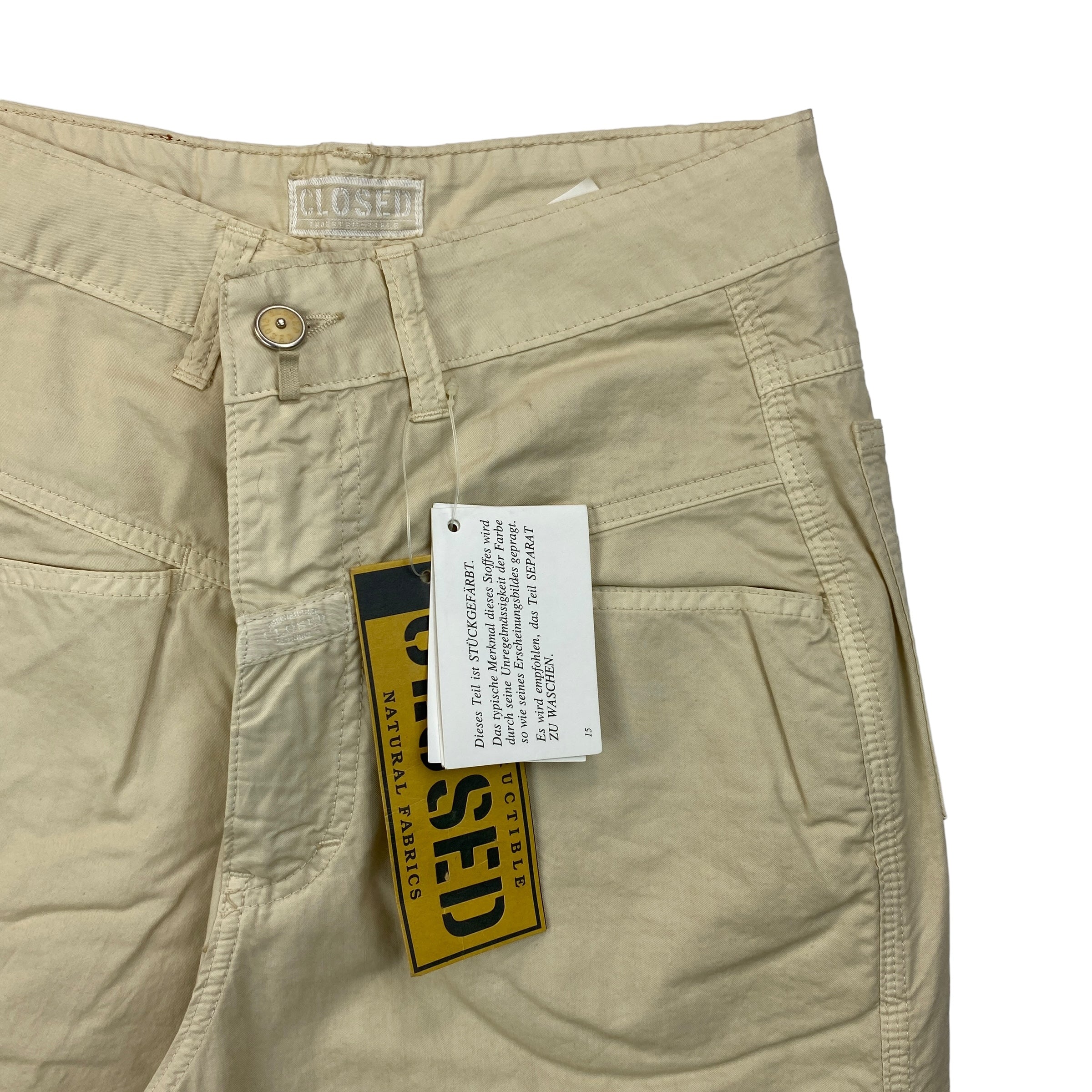Closed pantalone beige dritto — capo da collezione — IlBotteghino