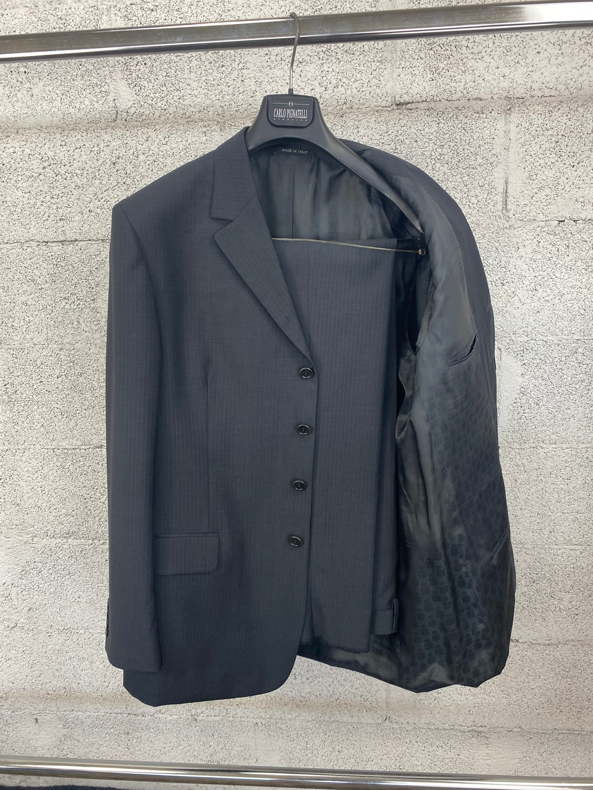 Carlo Pignatelli Italian Wool Suit — pantalone coordinato — IlBotteghino