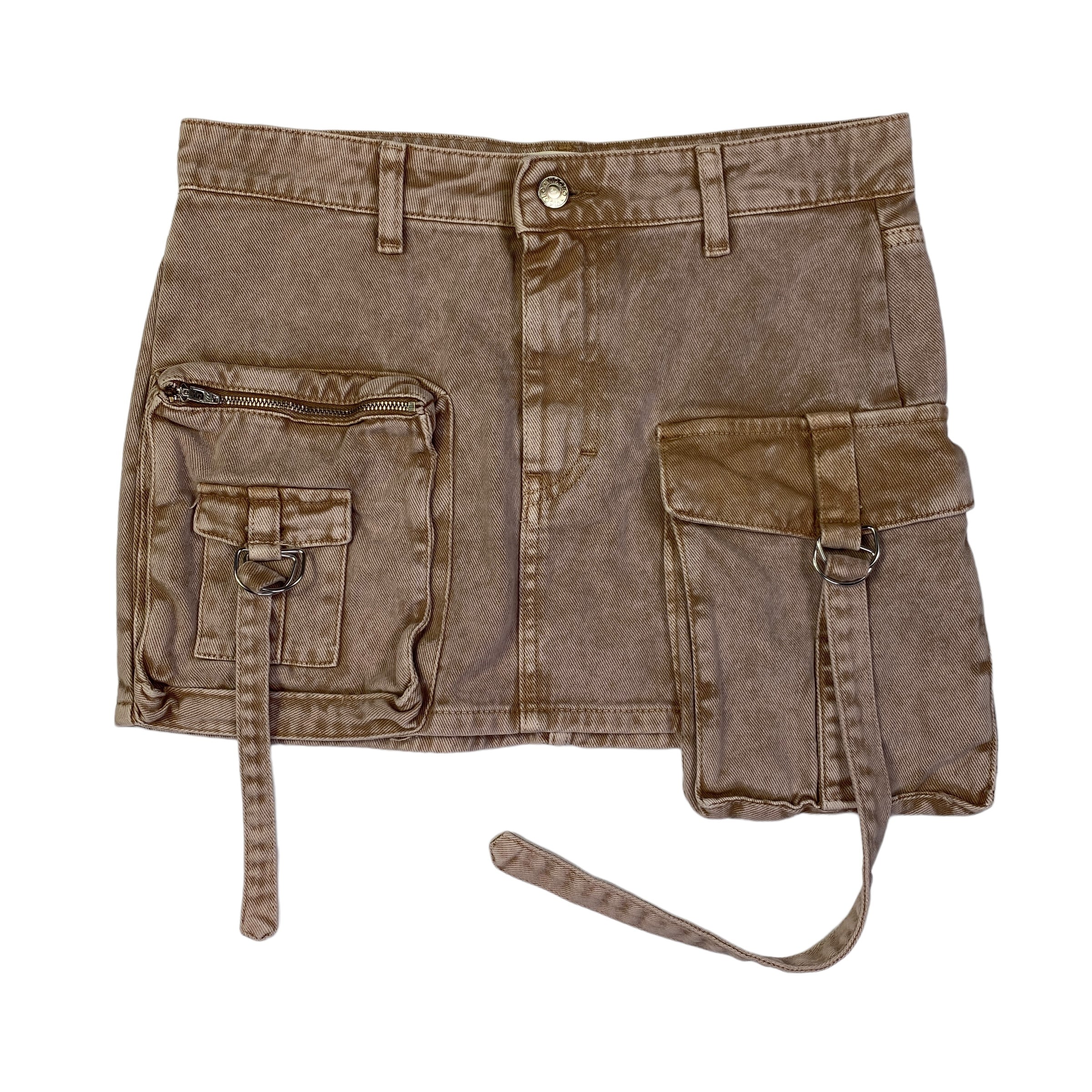 Gonna cargo Vicolo color sabbia, taglie XS e S — IlBotteghino