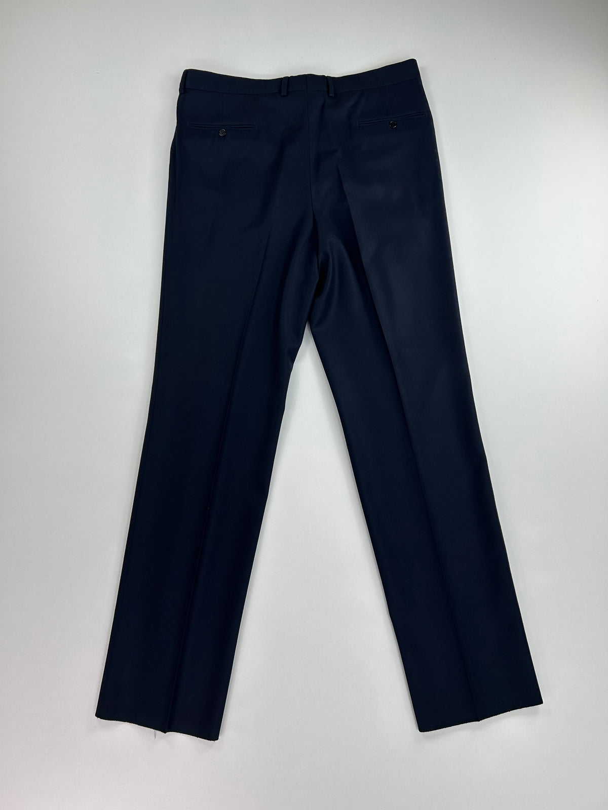 Berry pantalone blu navy — lana Super 100's — IlBotteghino