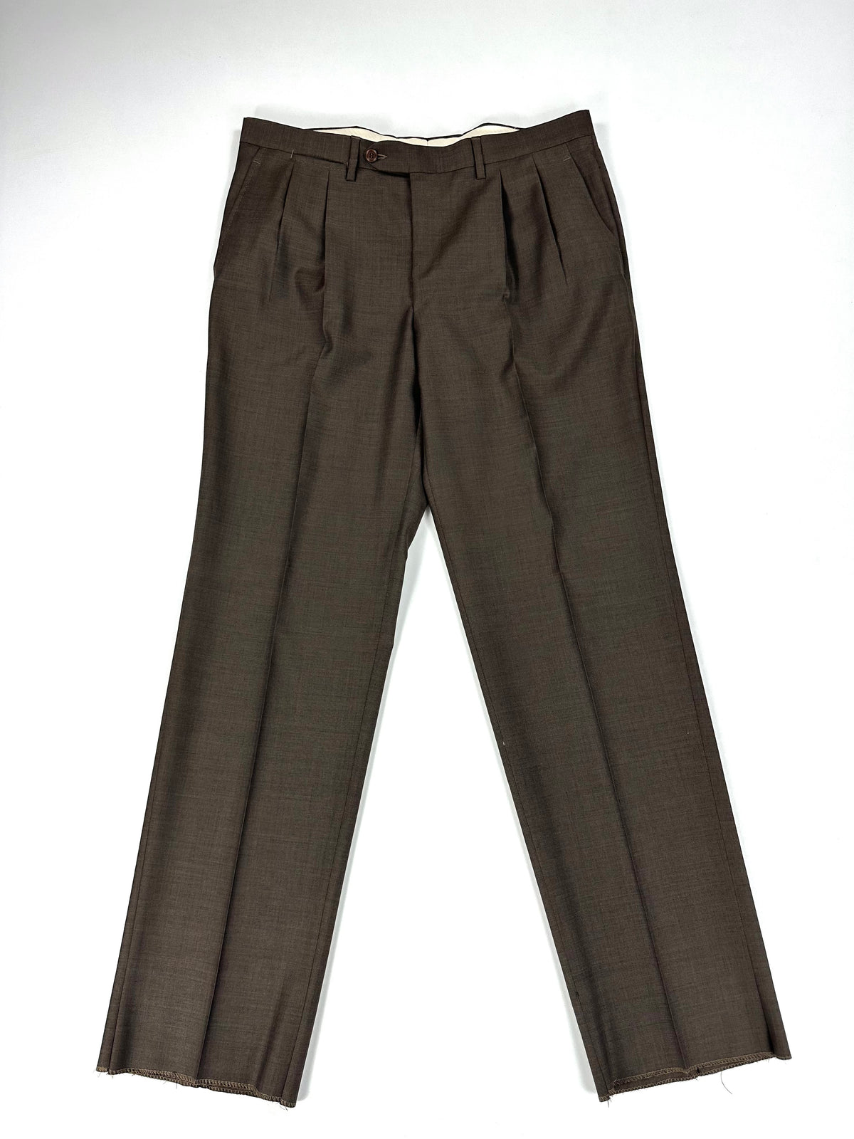 Pantalone Garrett's marrone steso per intero