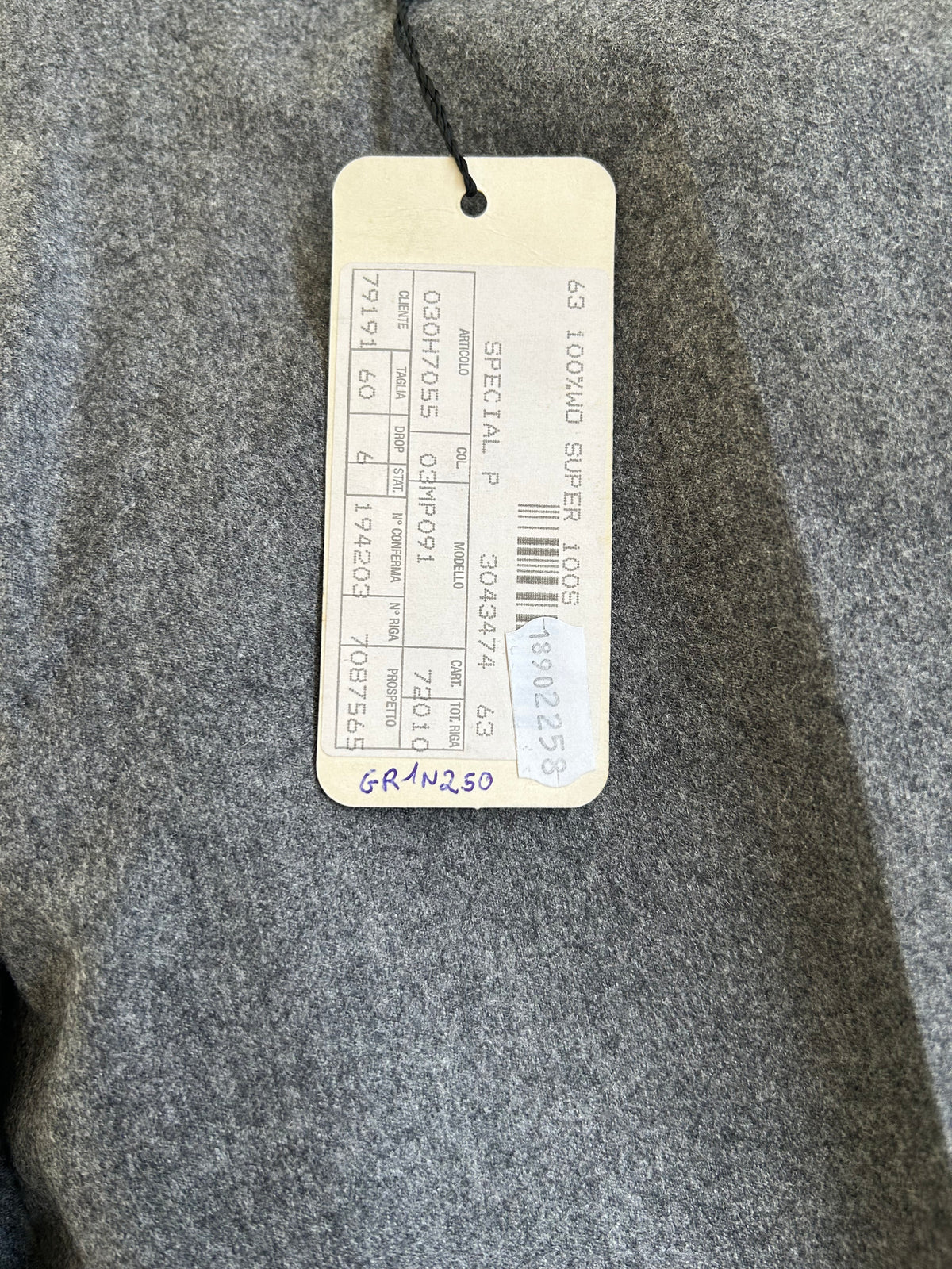 Berry pantalone grigio — pezzo unico — IlBotteghino