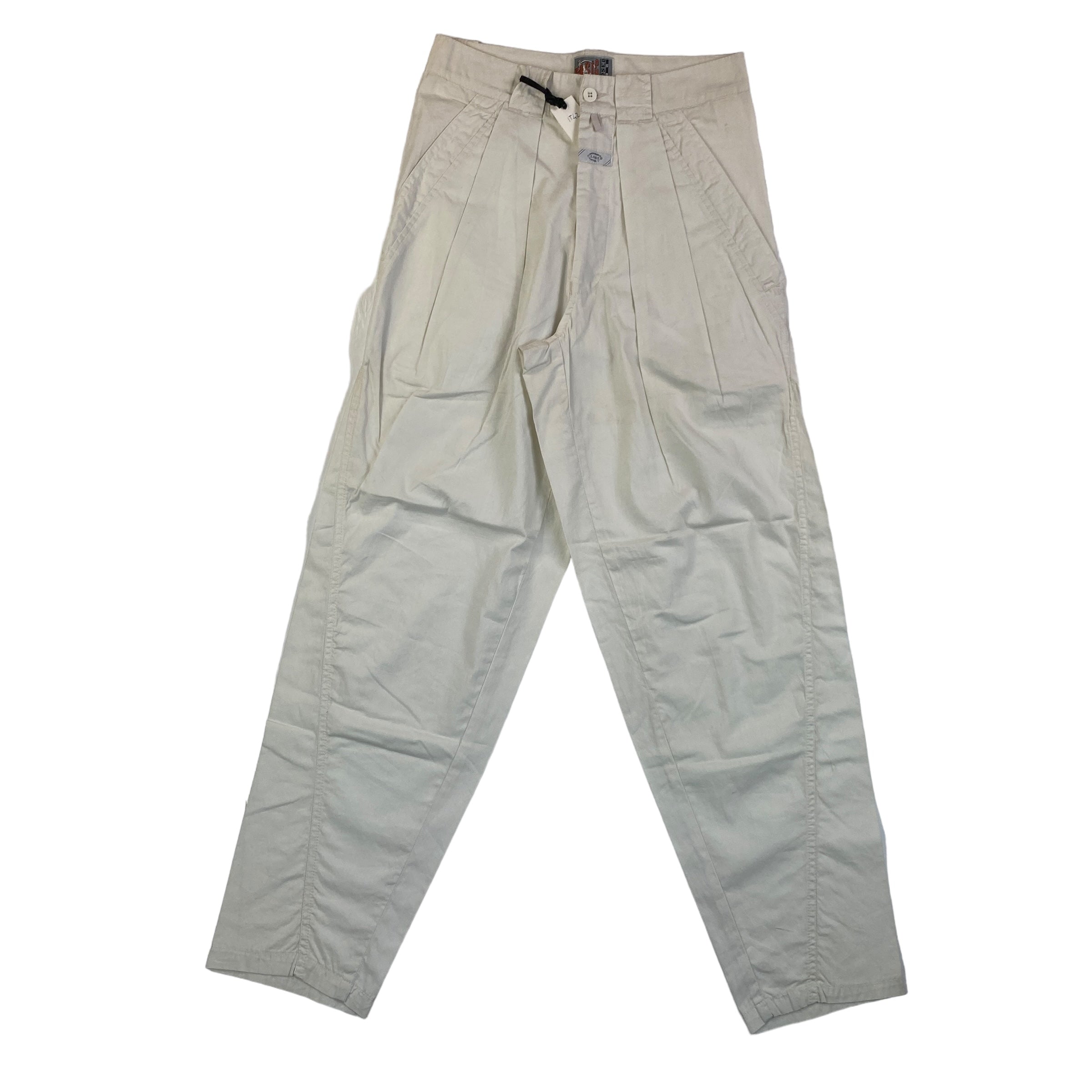 Pantalone Closed vintage bianco gamba larga, taglia IT 42 — IlBotteghino