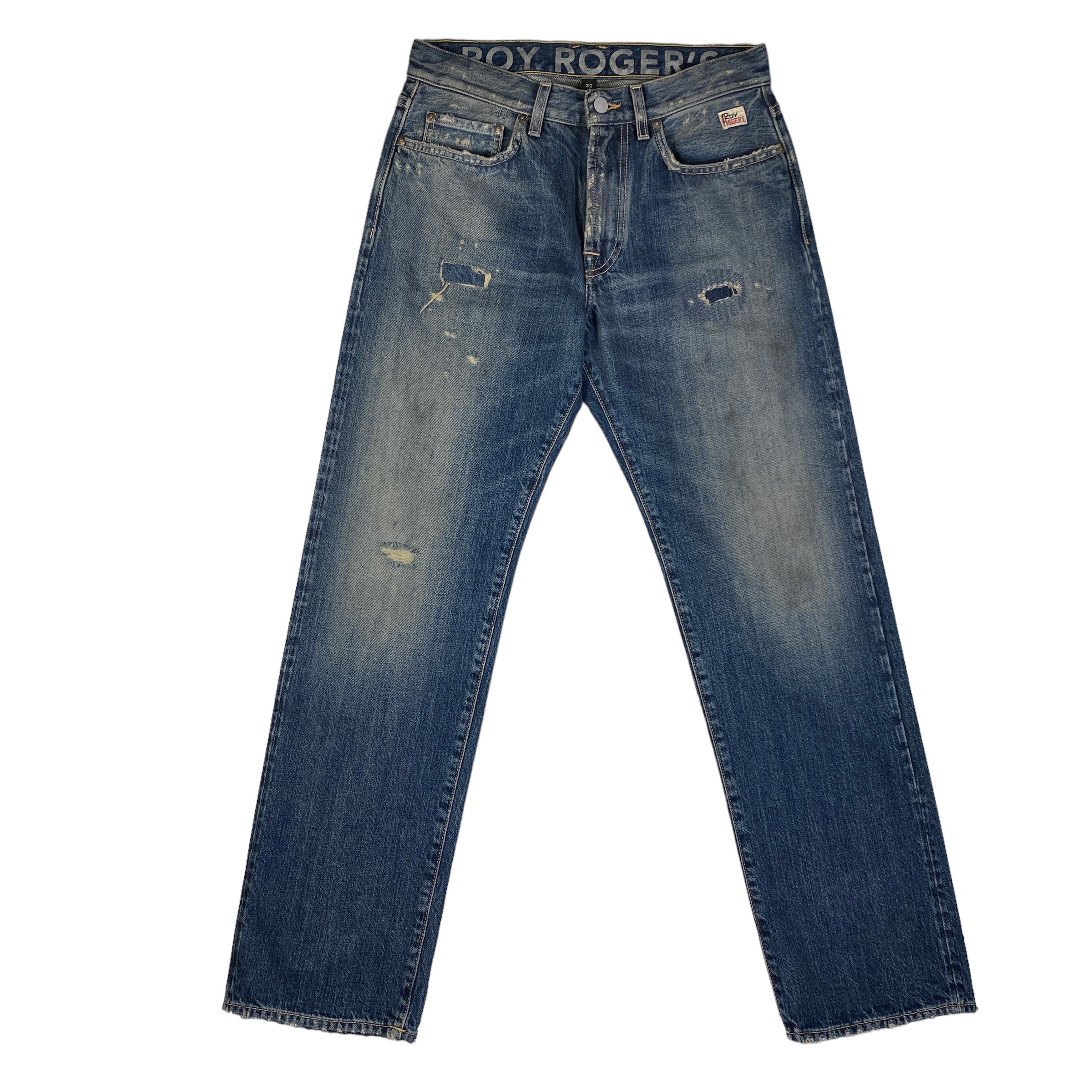 Jeans Roy Roger's Cult Wide blu invecchiato, taglia US 32 — IlBotteghino