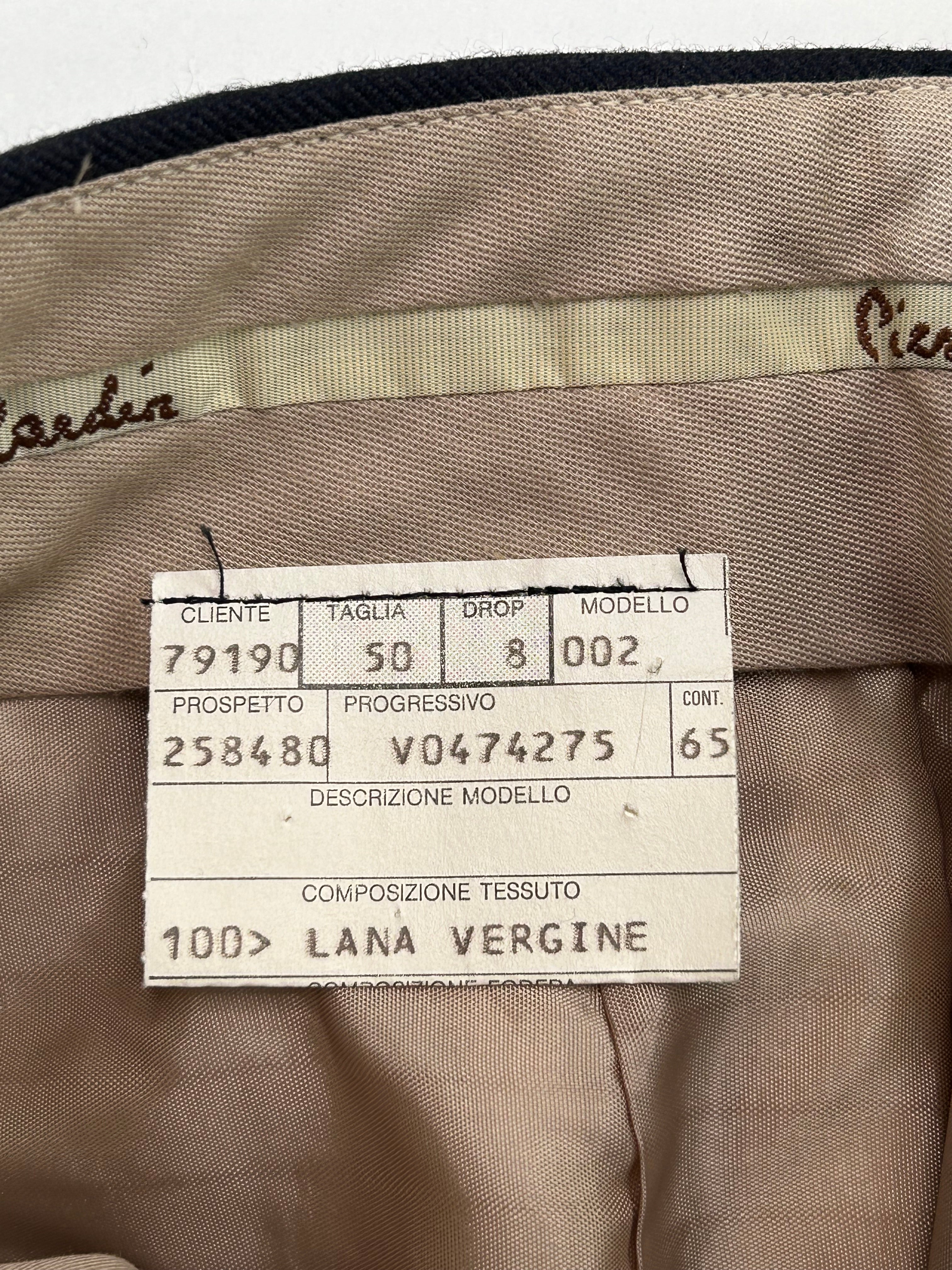 Pierre Cardin pantalone gessato — vista laterale — IlBotteghino
