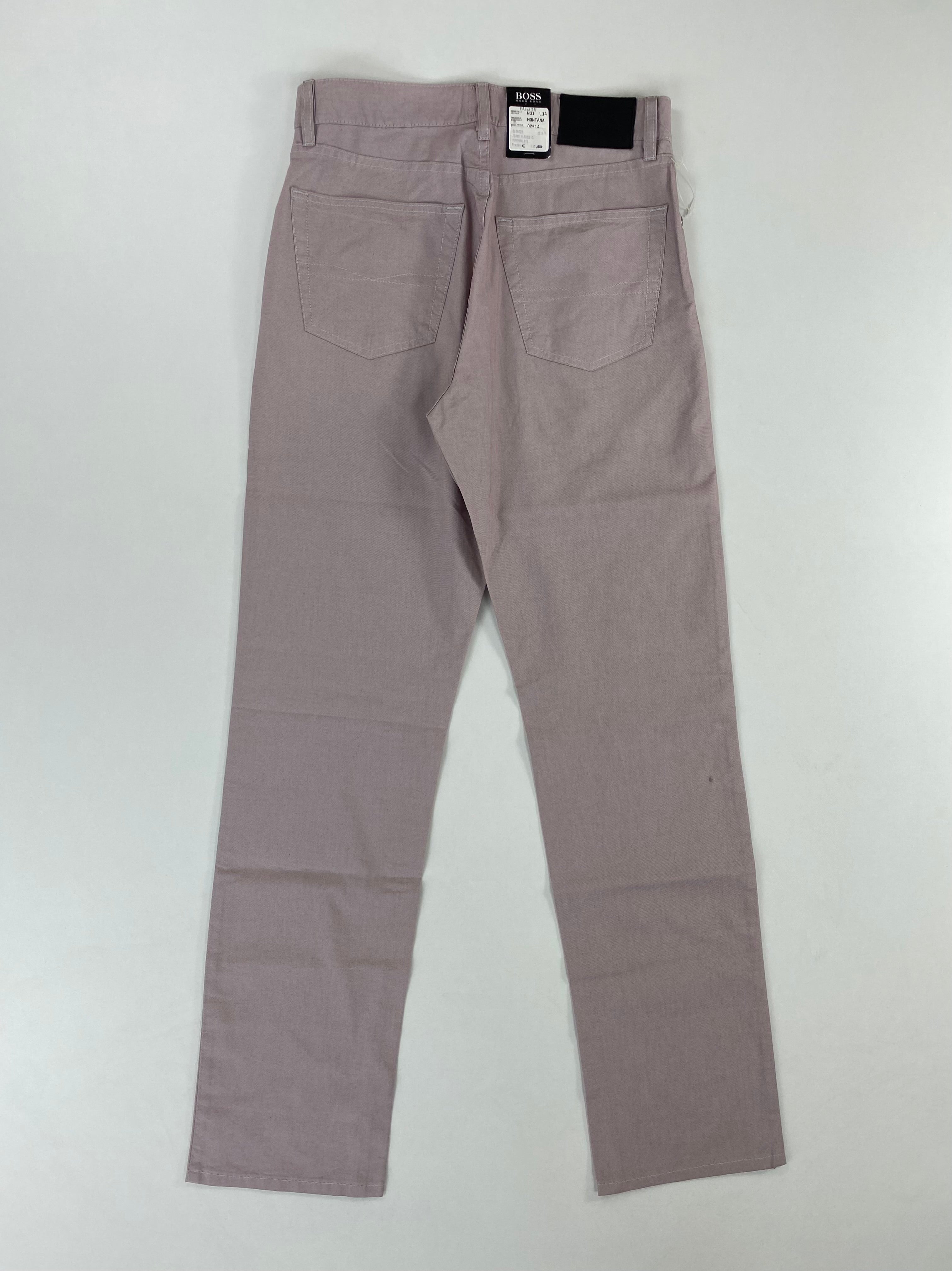 Pantalone Hugo Boss Montana rosa cipria, vista frontale
