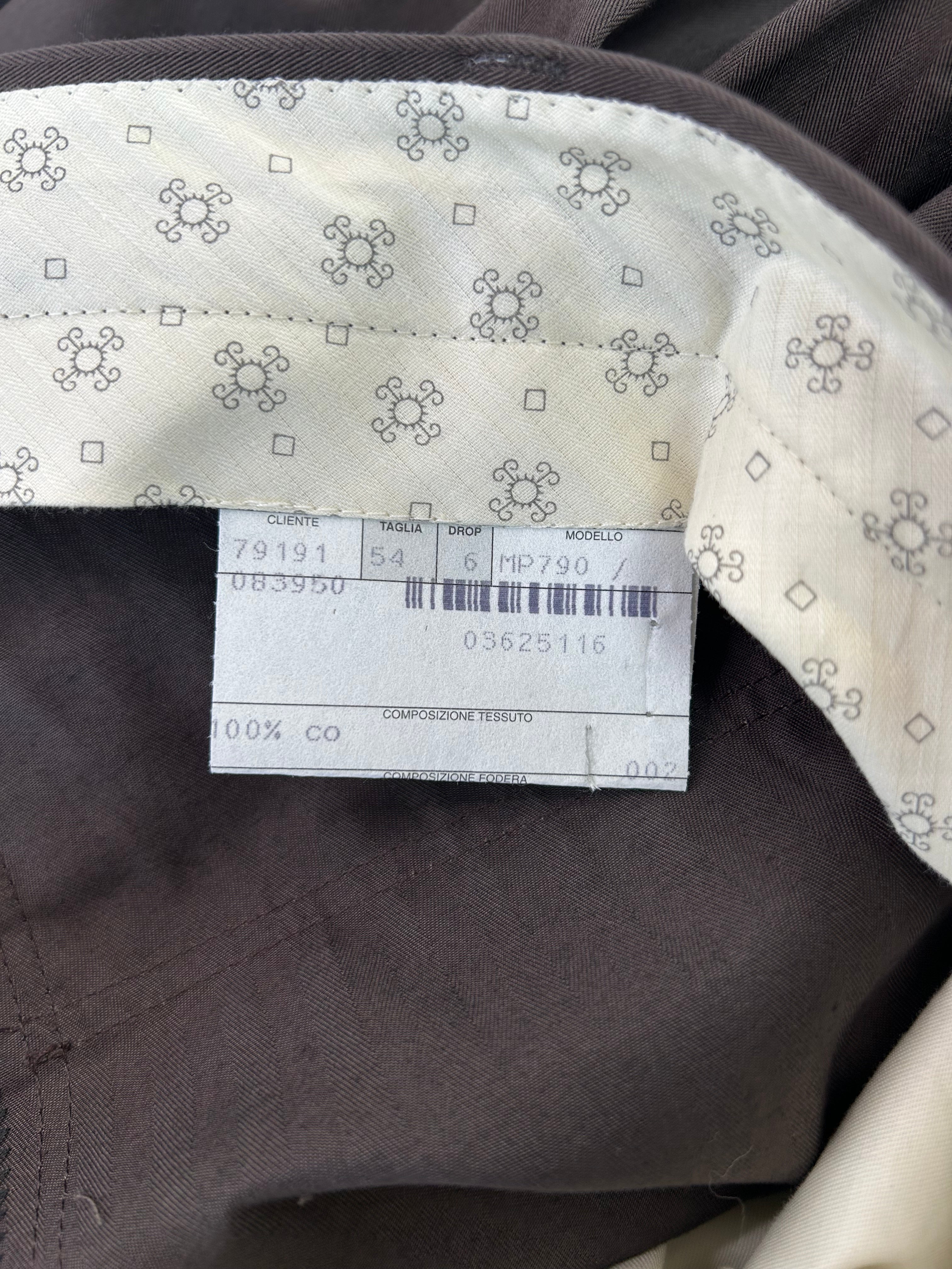 Pantalone marrone gessato — pezzo unico — IlBotteghino