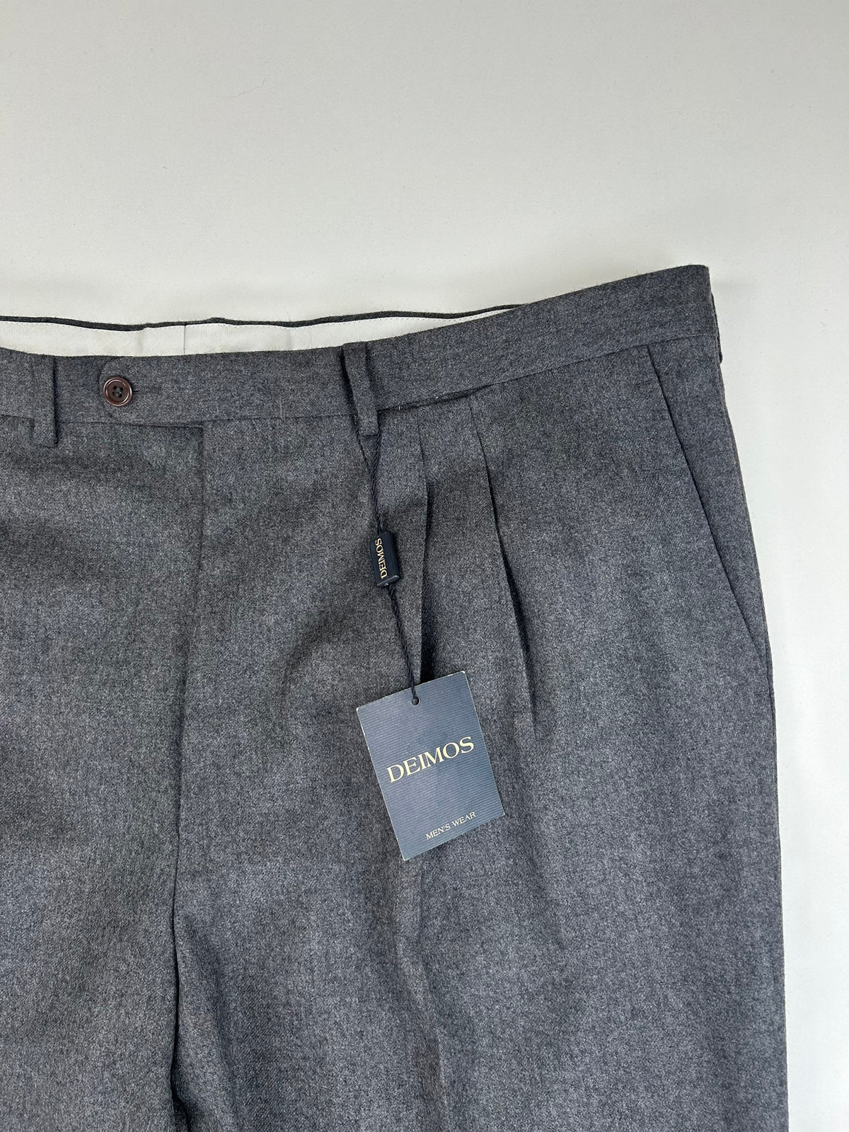 Deimos pantalone grigio — dettaglio tessuto — IlBotteghino