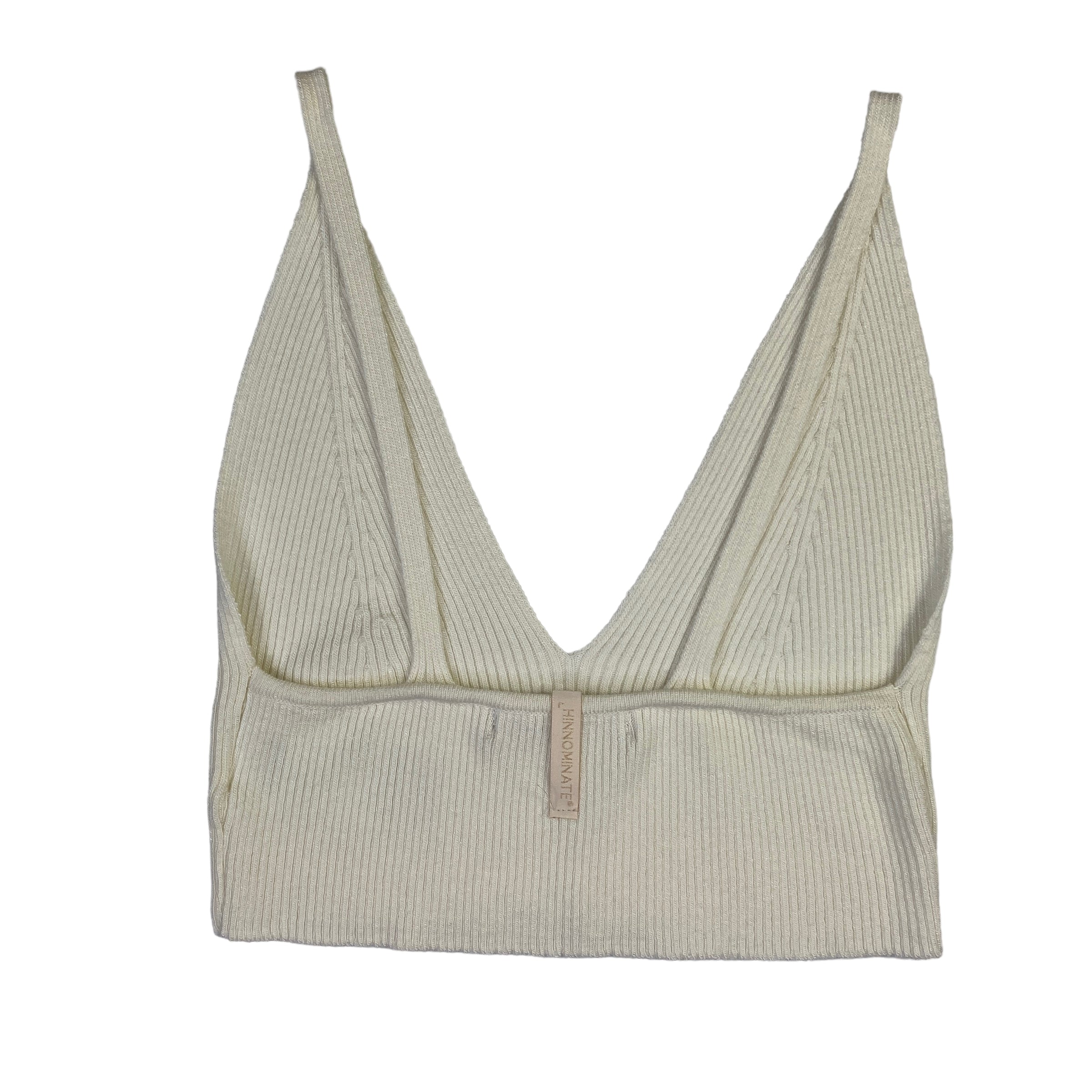 Hinnominate top bretelle bianco — pezzo unico d'archivio — IlBotteghino