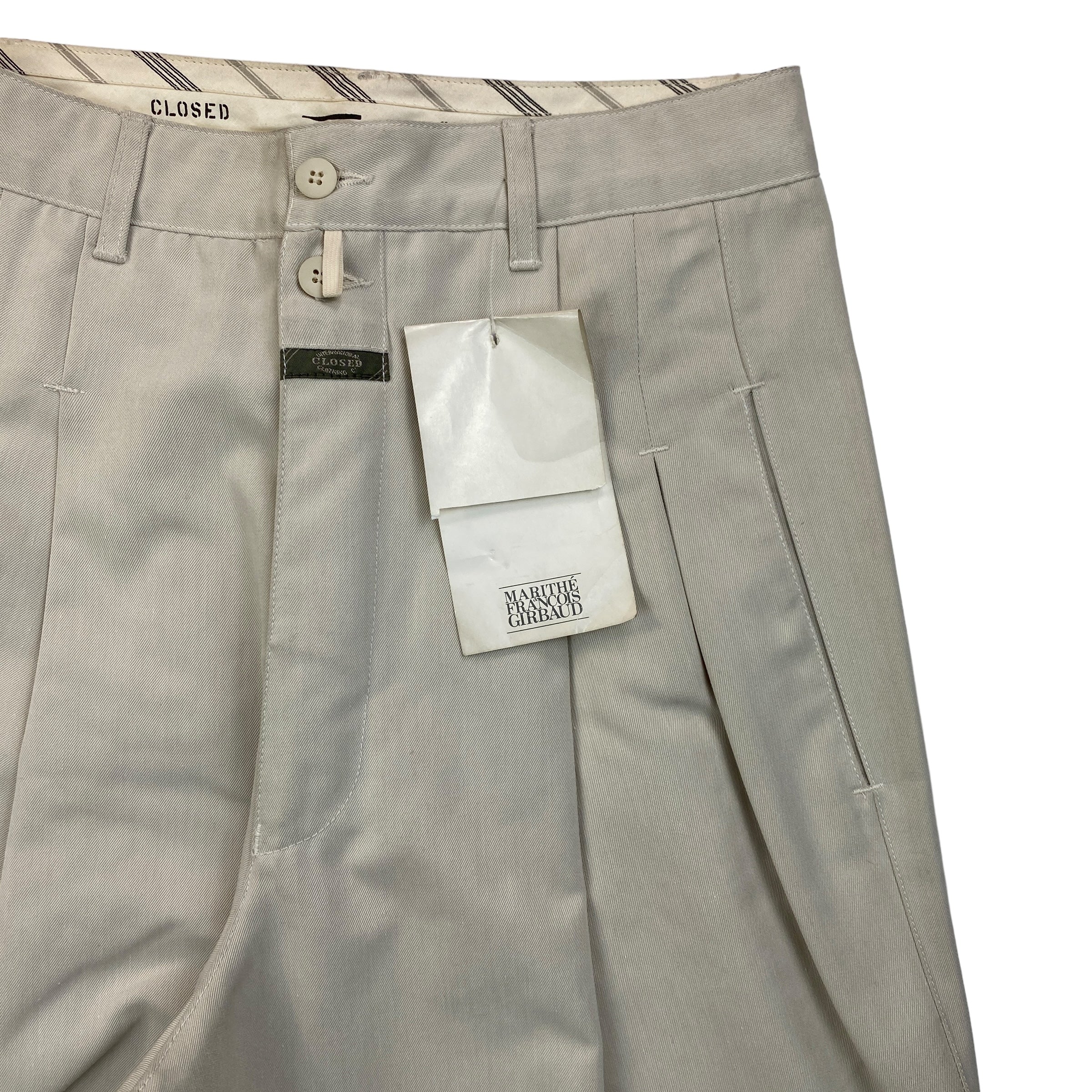 Closed pantalone beige — gamba larga d'archivio — IlBotteghino