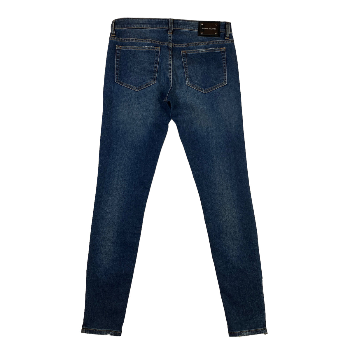 Jeans Pierre Balmain slim blu da donna, vista frontale