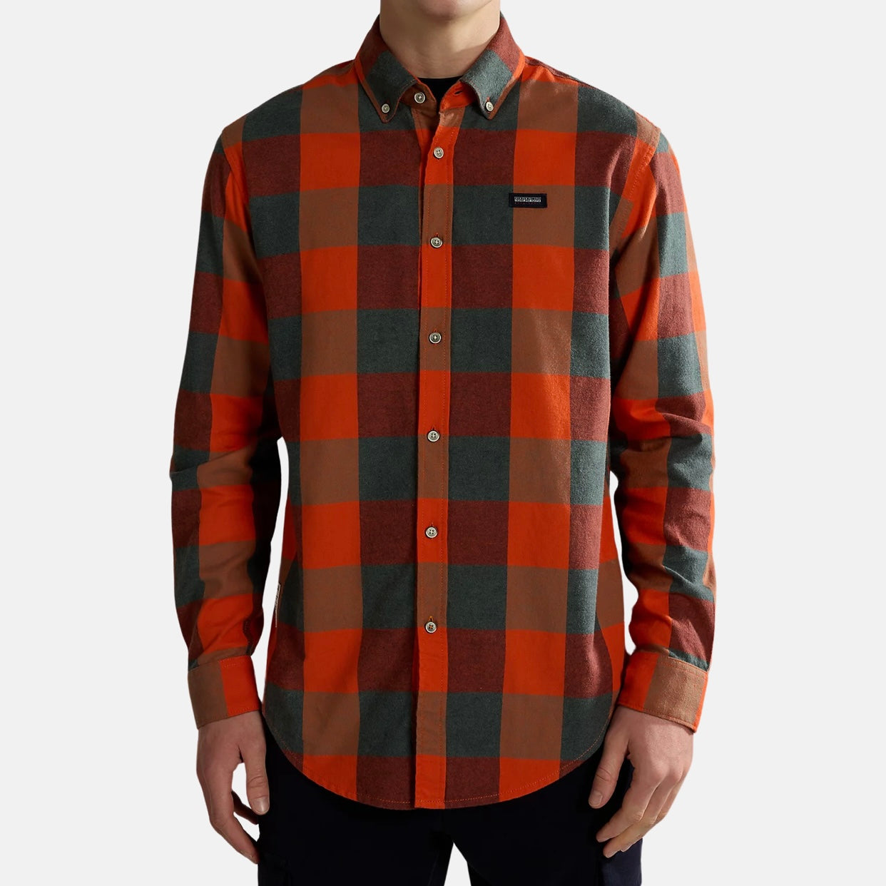 Camicia Napapijri G-Trekking macro check, taglia XL — IlBotteghino