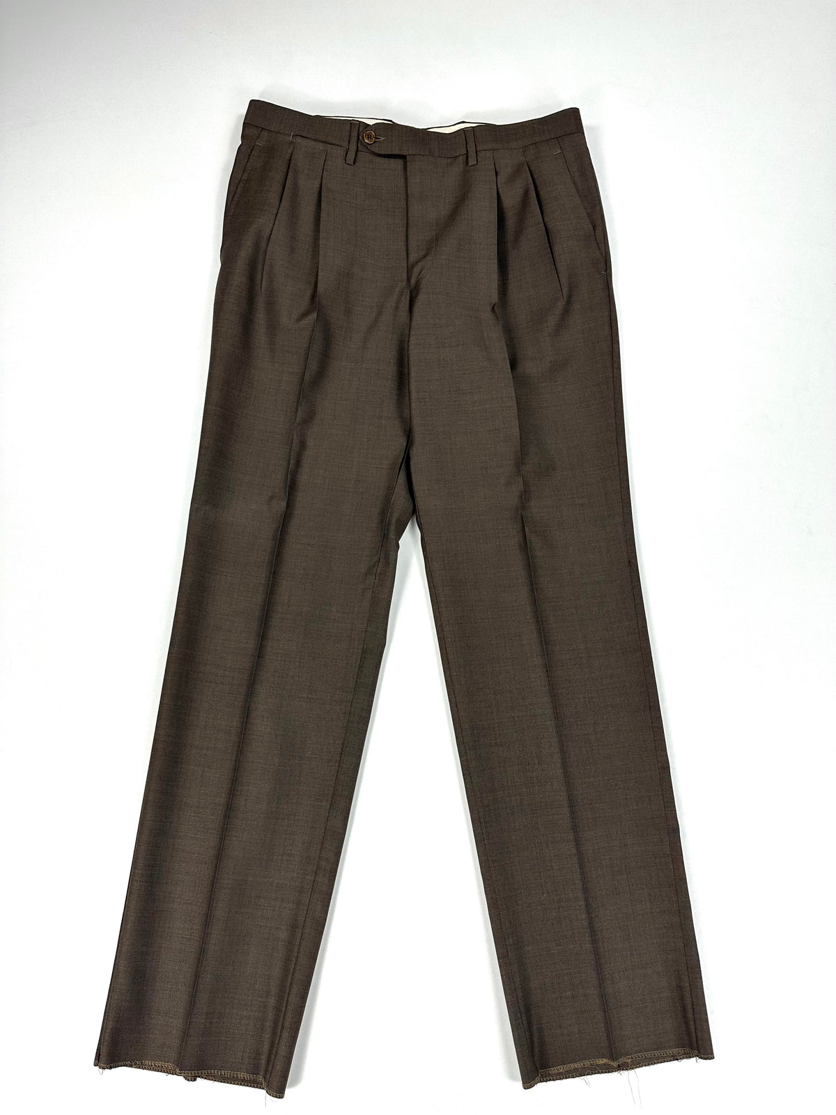 Pantalone Garrett's marrone steso per intero