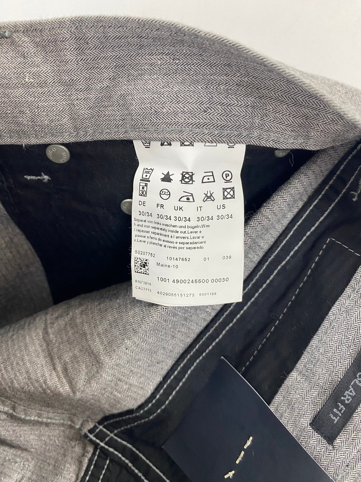Hugo Boss Maine spina di pesce — pezzo unico — IlBotteghino