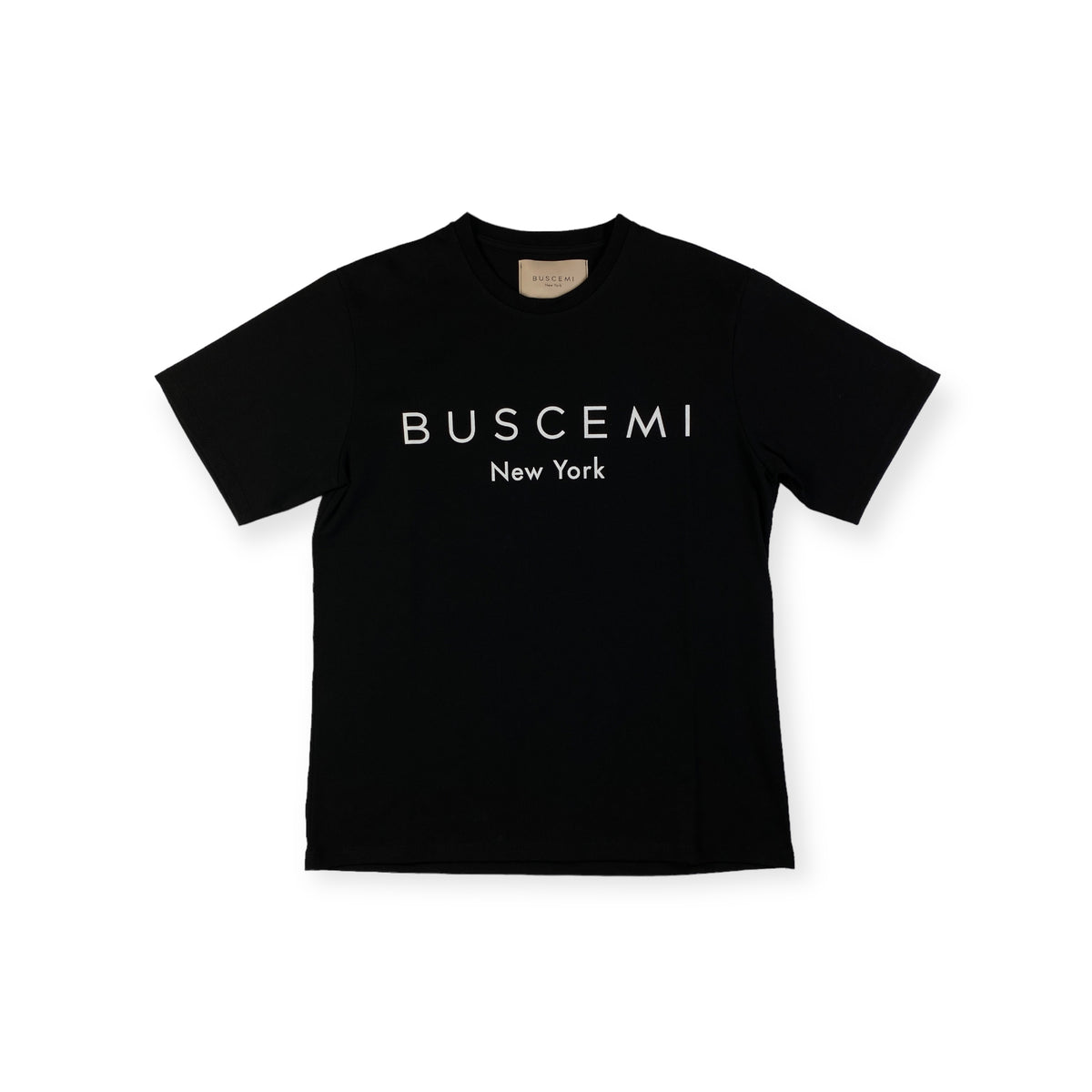 T-shirt Buscemi nera con logo, taglia S — IlBotteghino