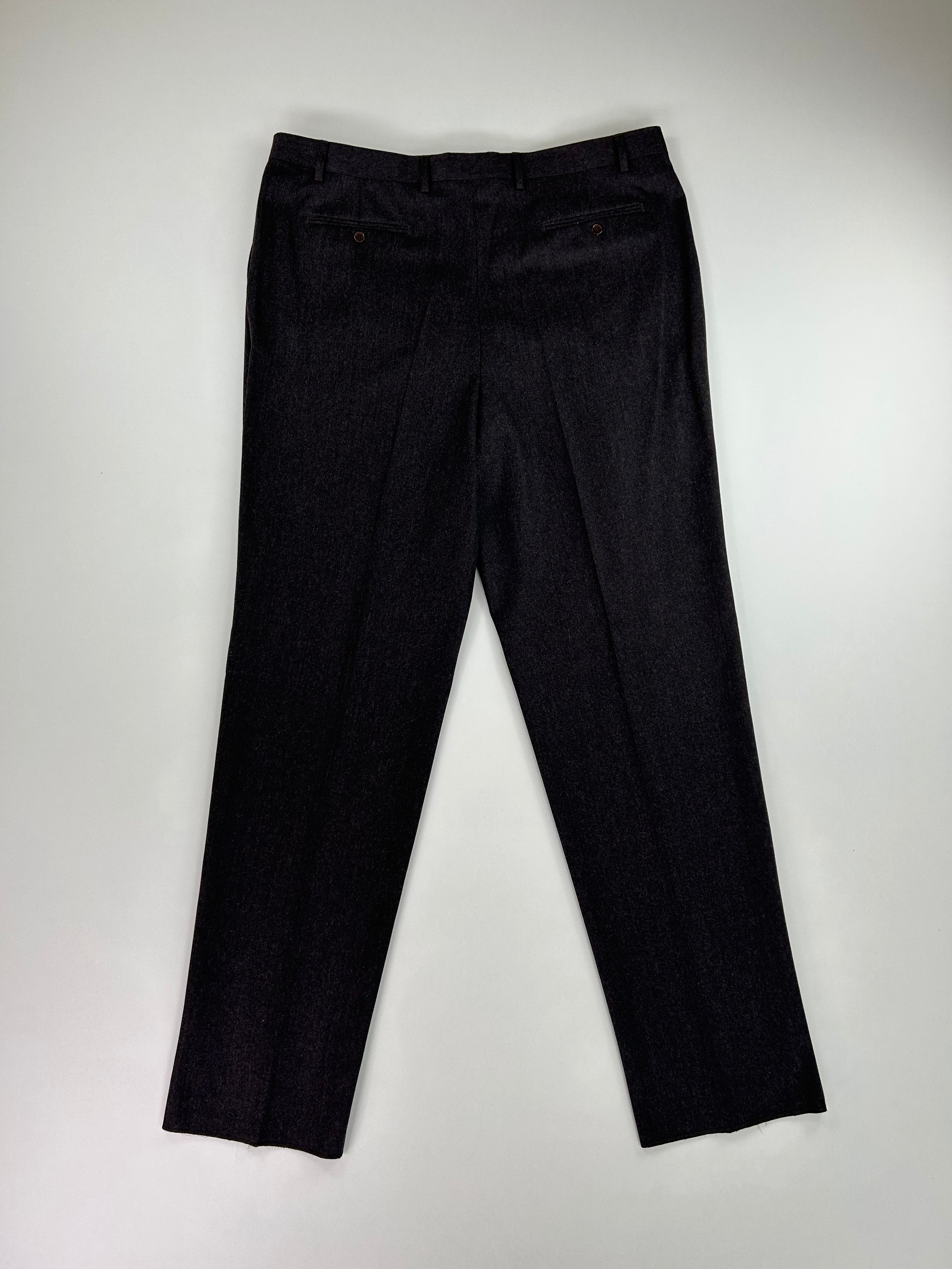 Deimos pantalone sartoriale grigio antracite, vista posteriore