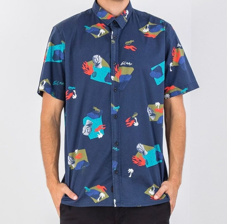 Camicia Globe Blind Mind ink, taglia M — IlBotteghino