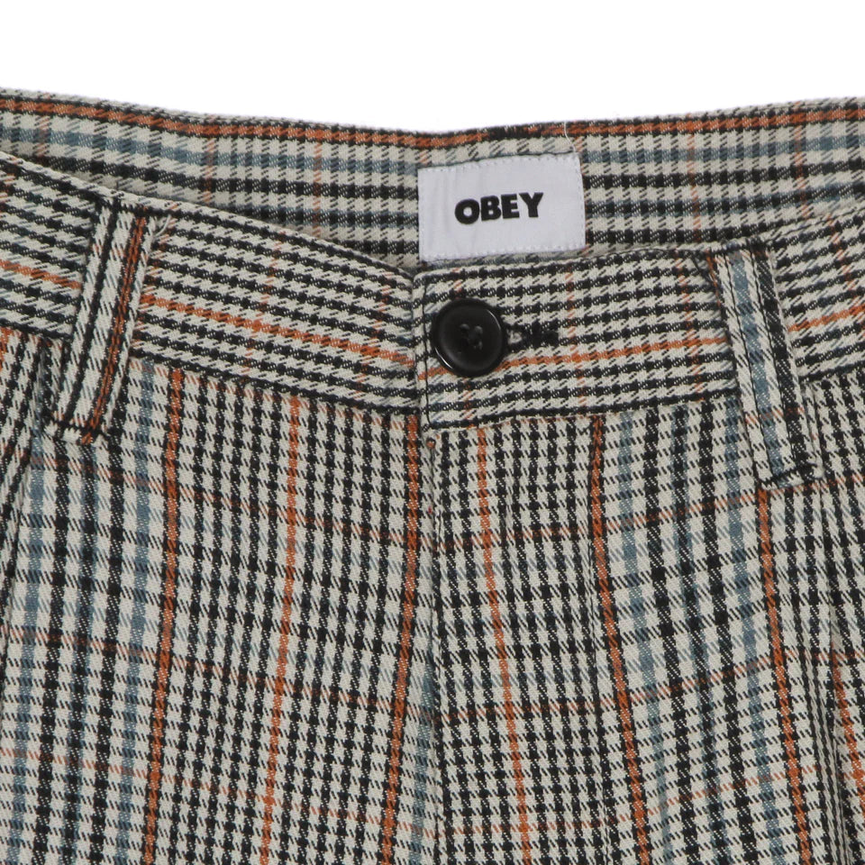 Obey pantalone Estate Plaid — capo tartan d'archivio — IlBotteghino