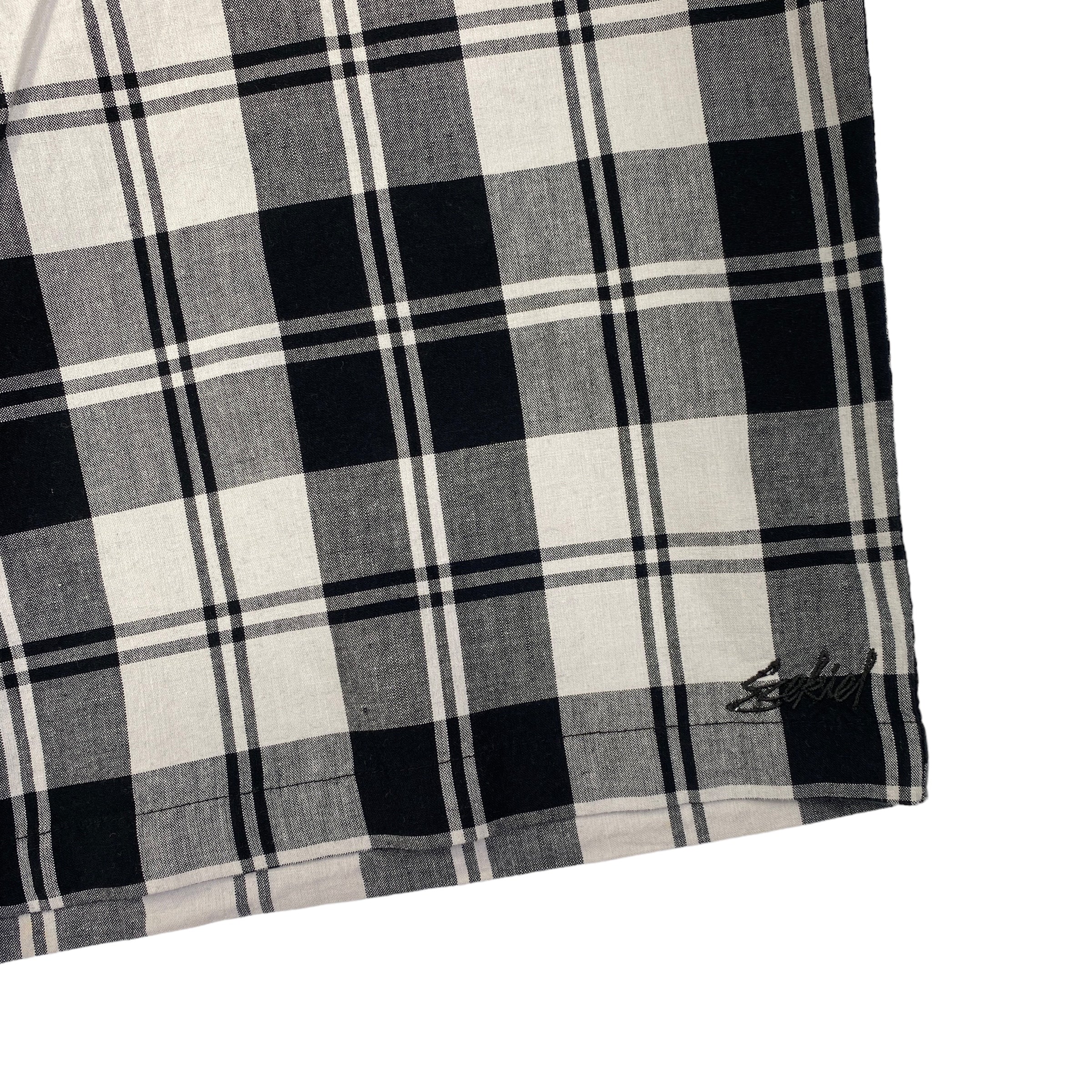 Ezekiel short quadri bianco/nero — archivio streetwear — IlBotteghino