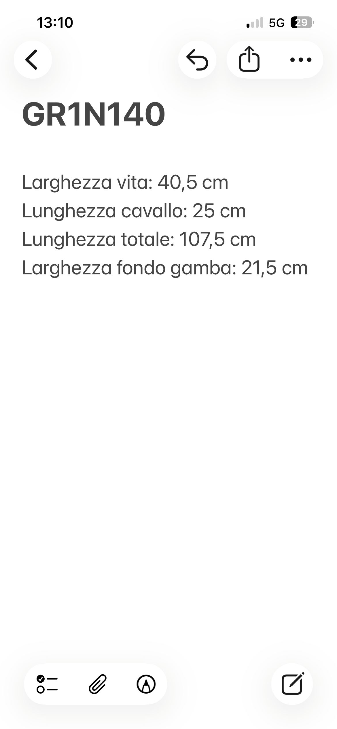 Federico Osti jeans marrone — dettaglio fondo gamba — IlBotteghino