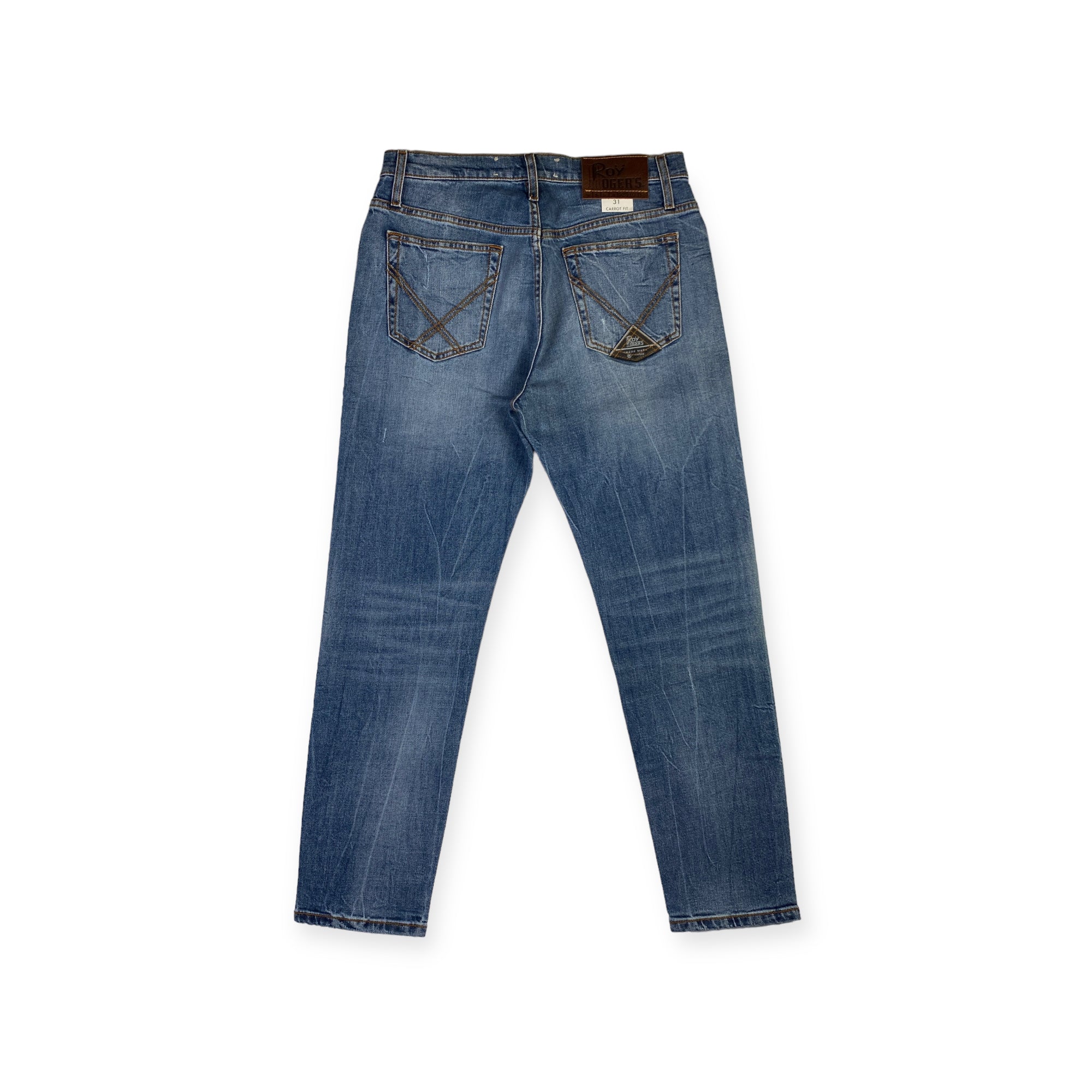 Roy Rogers jeans Carrot Fit — capo strappato d'archivio — IlBotteghino