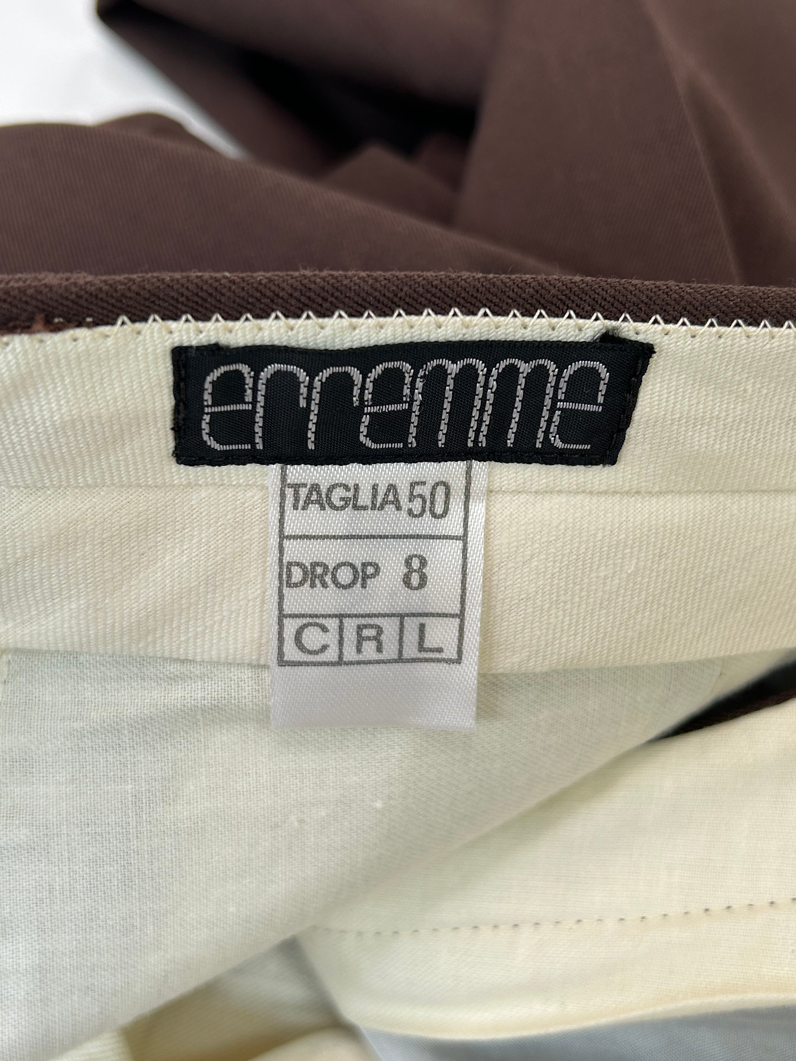 Erremme pantalone marrone — vista laterale — IlBotteghino