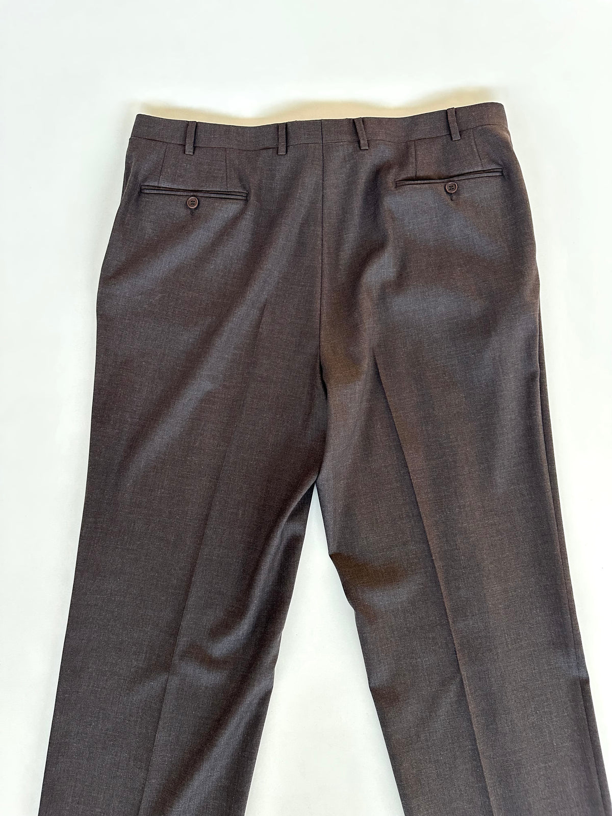 Canali completo marrone — pantalone visto da dietro con tasche posteriori — IlBotteghino