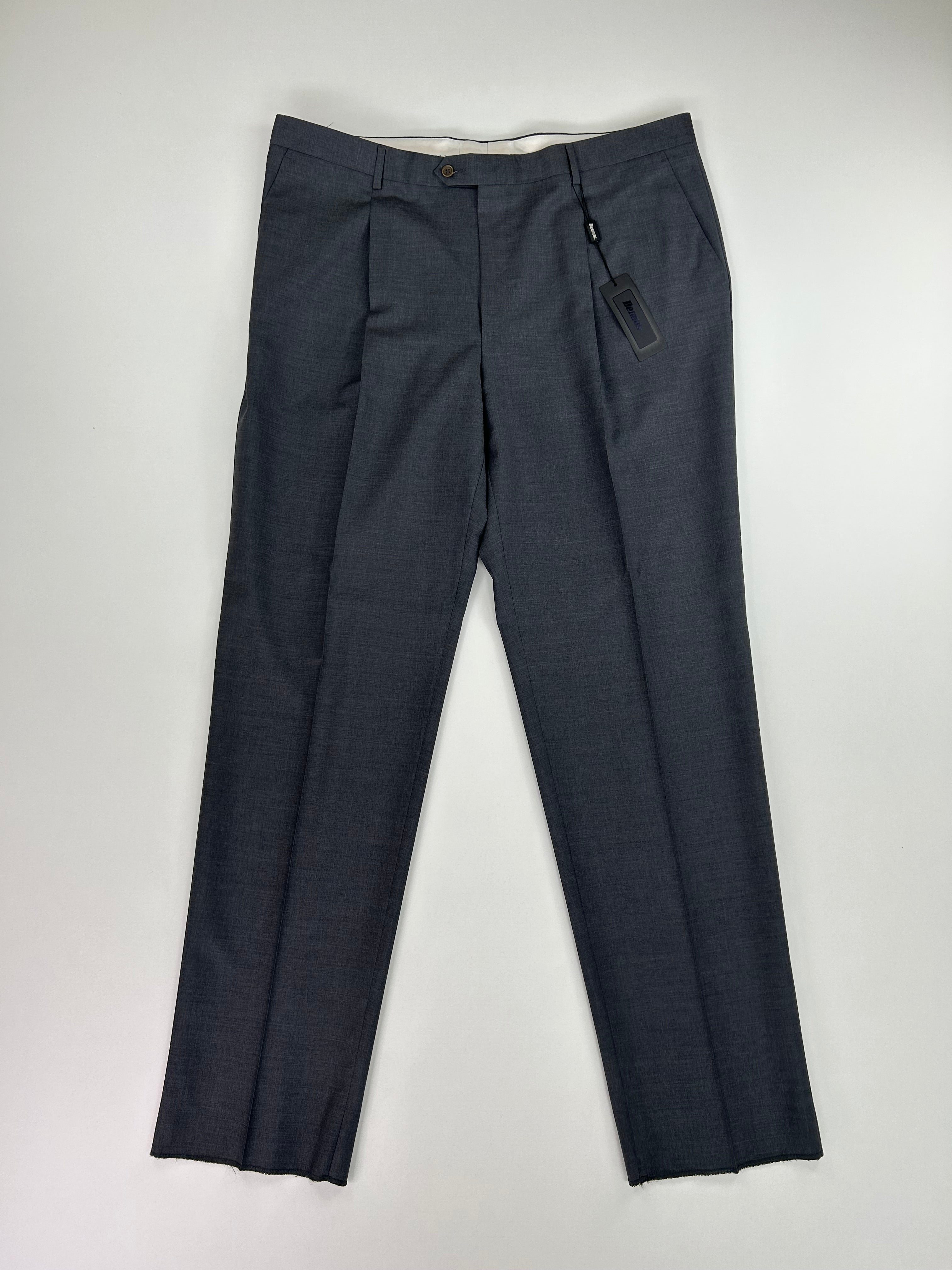 Deimos pantalone sartoriale grigio-blu, vista frontale