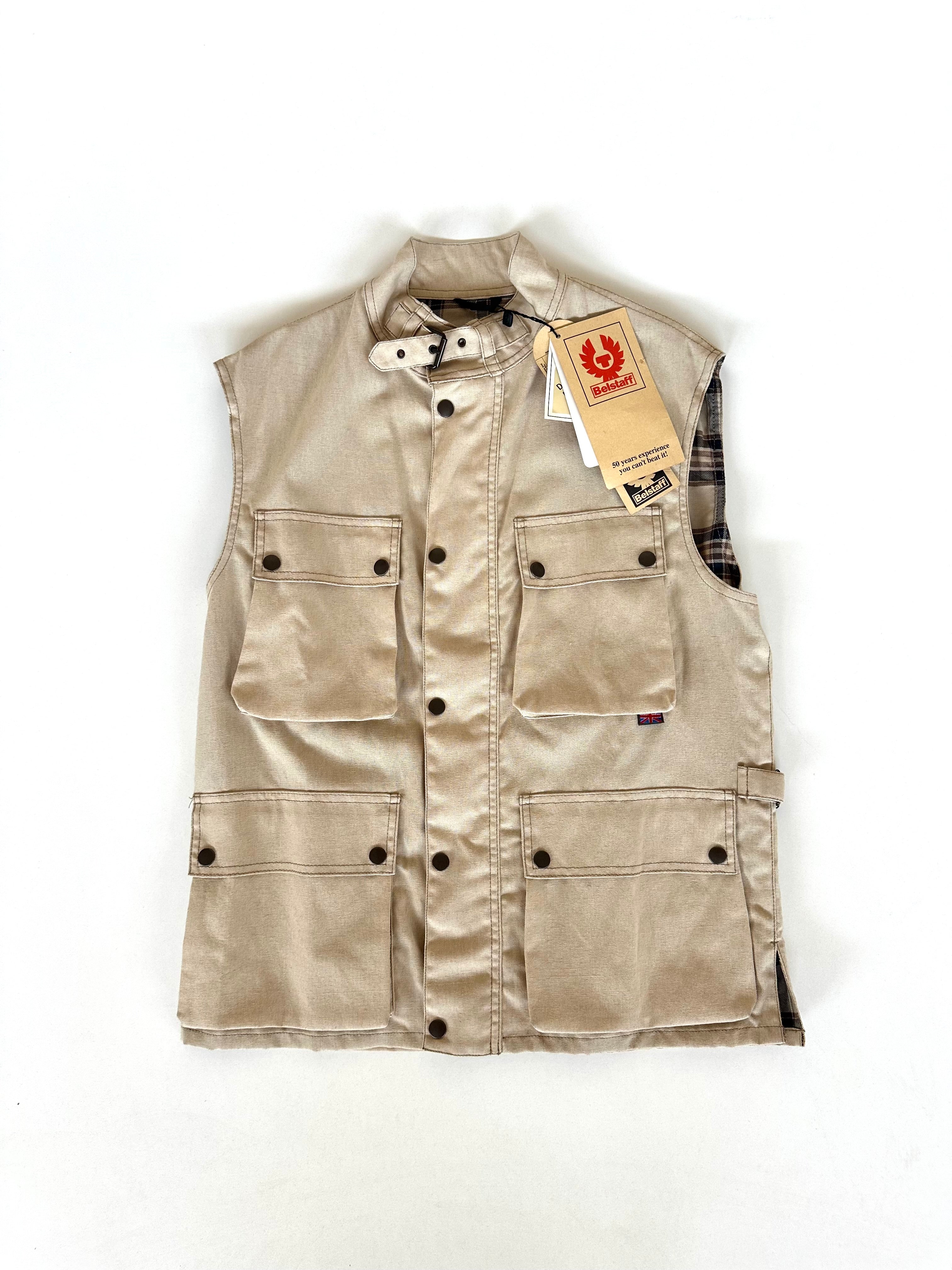 Belstaff smanicato Britannia beige, vista frontale