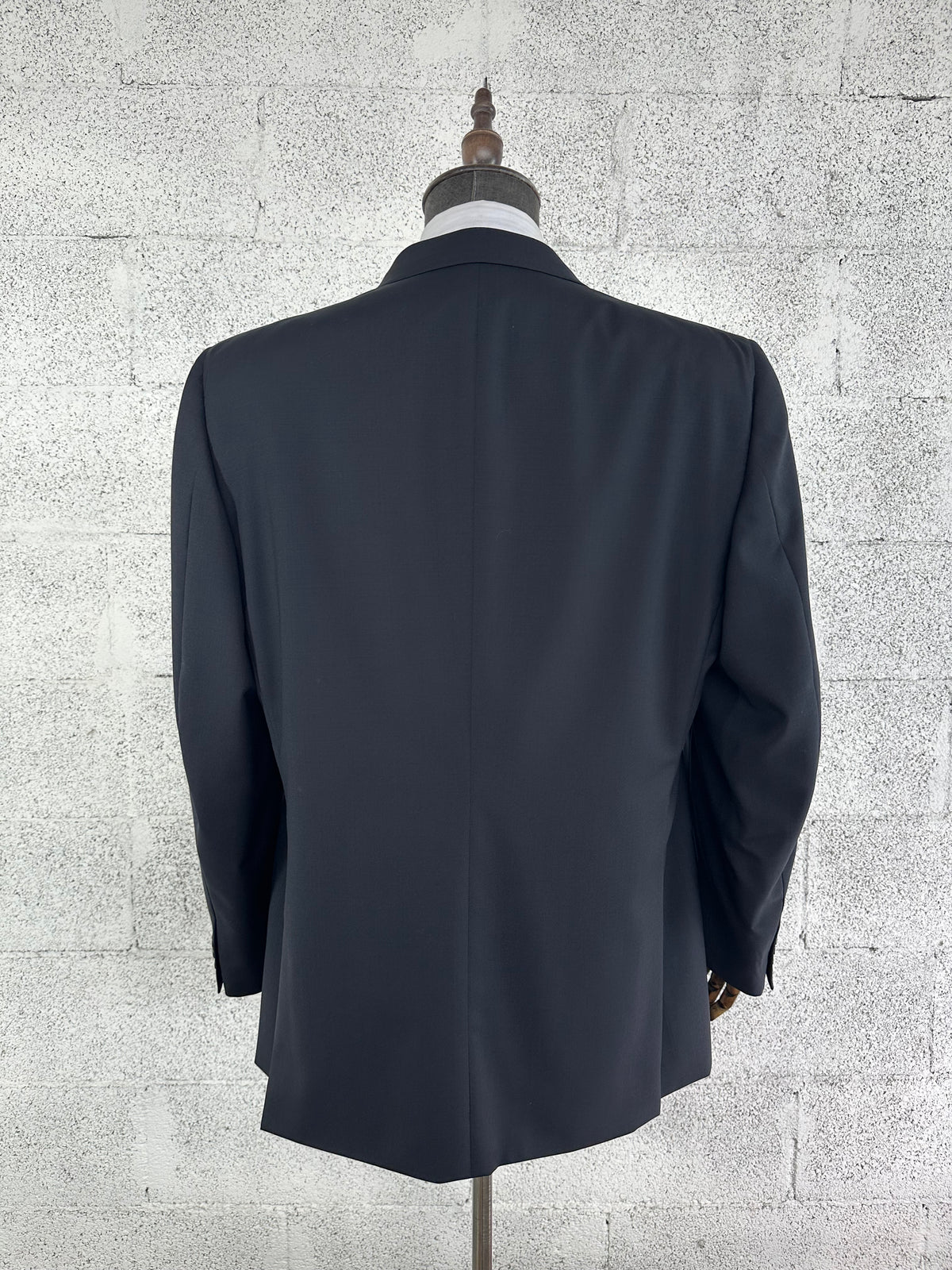 Aquascutum giacca doppio petto blu scuro — vista posteriore — IlBotteghino