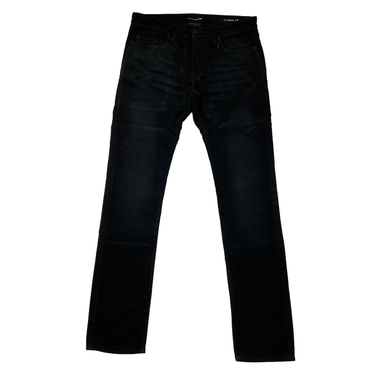 Pantalone Saint Laurent nero velluto D14 - Tg. US 30