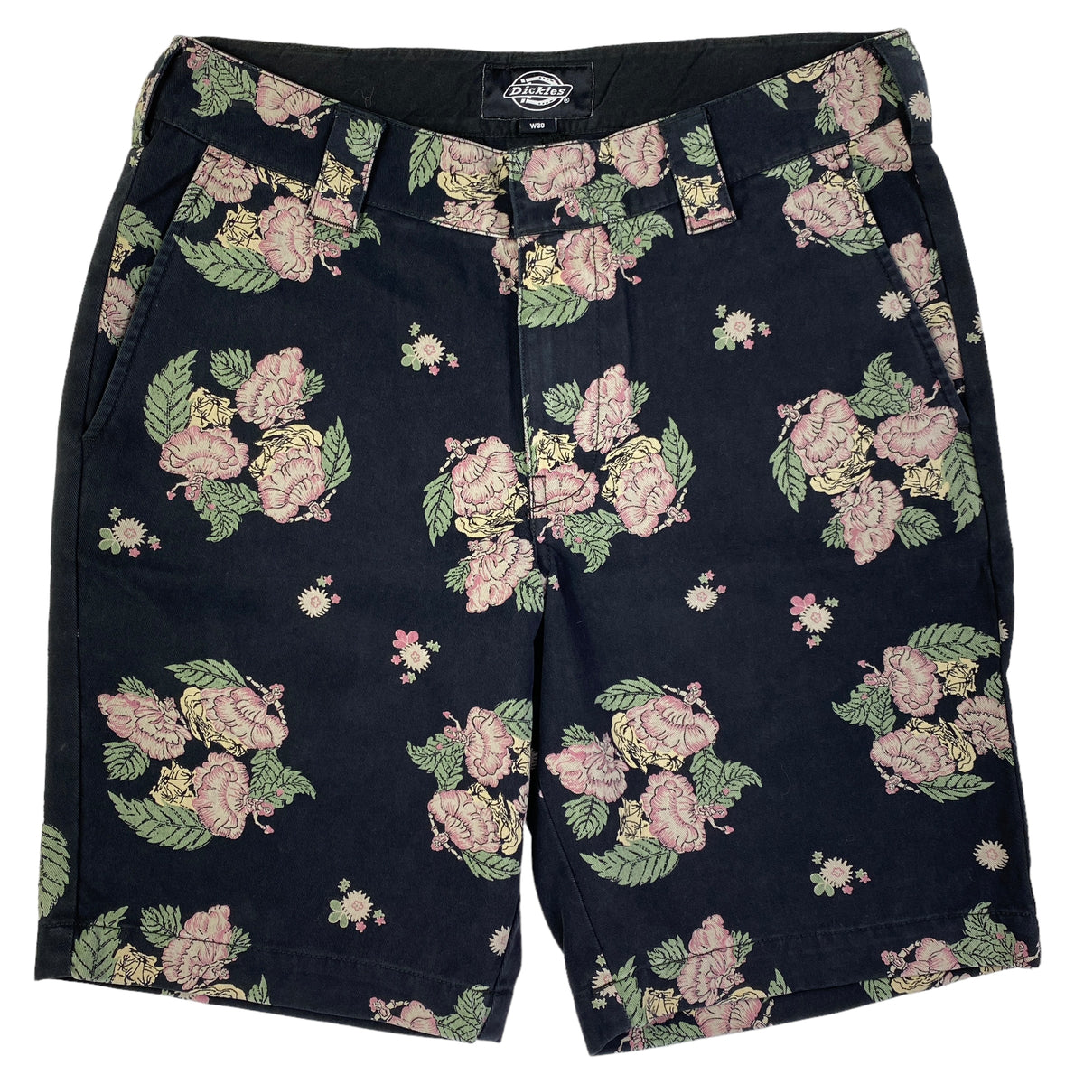 Short Dickies Covina blu fantasia fiori, US30 — IlBotteghino