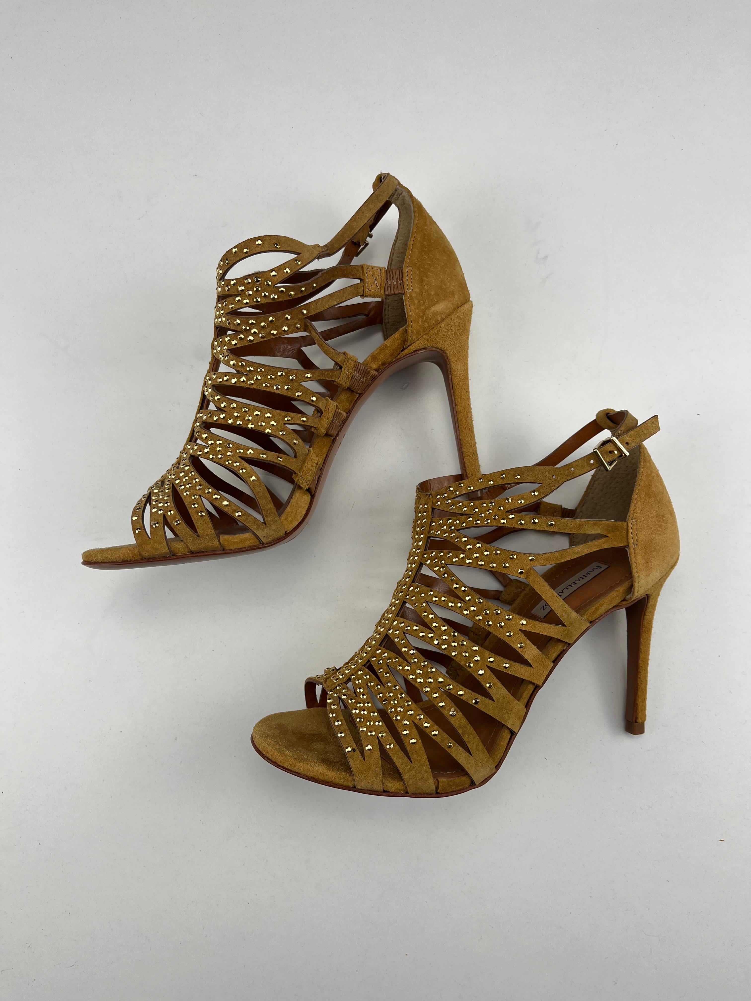 Scarpa aperta Raphaella Booz con borchie, taglie EU 36, 37 e 40 — IlBotteghino
