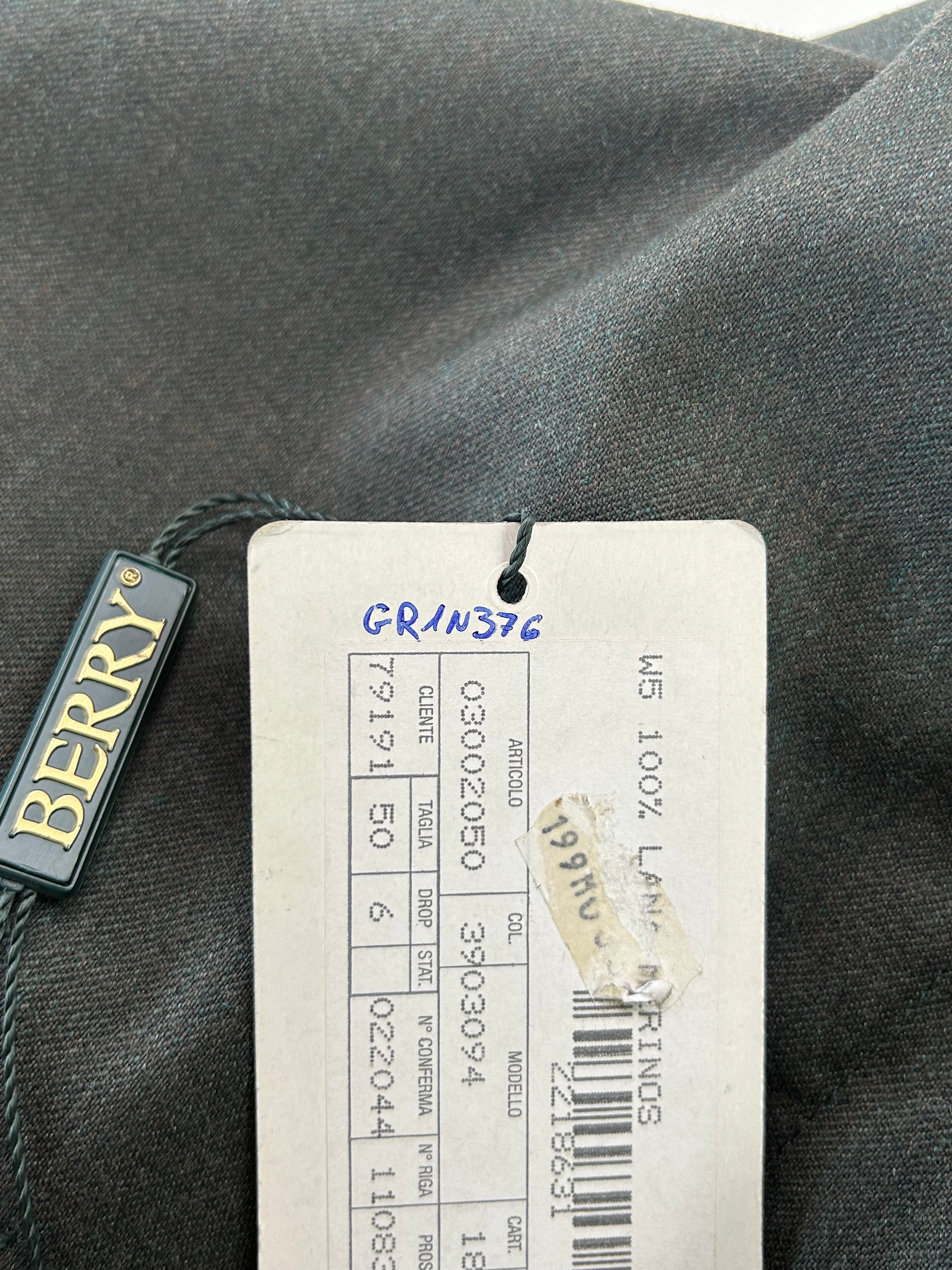 Berry pantalone grigio antracite — archivio sartoriale — IlBotteghino