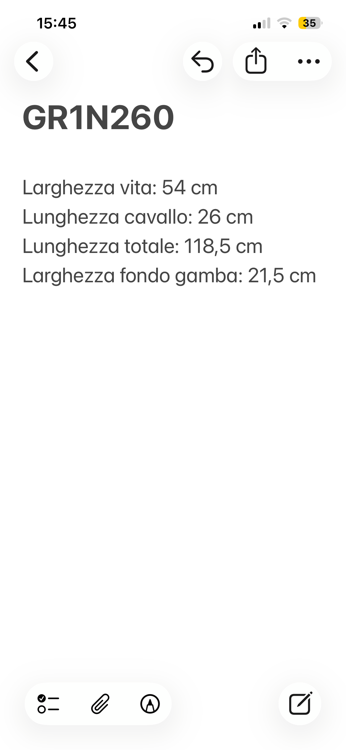 Facis pantalone blu scuro — dettaglio fondo gamba — IlBotteghino