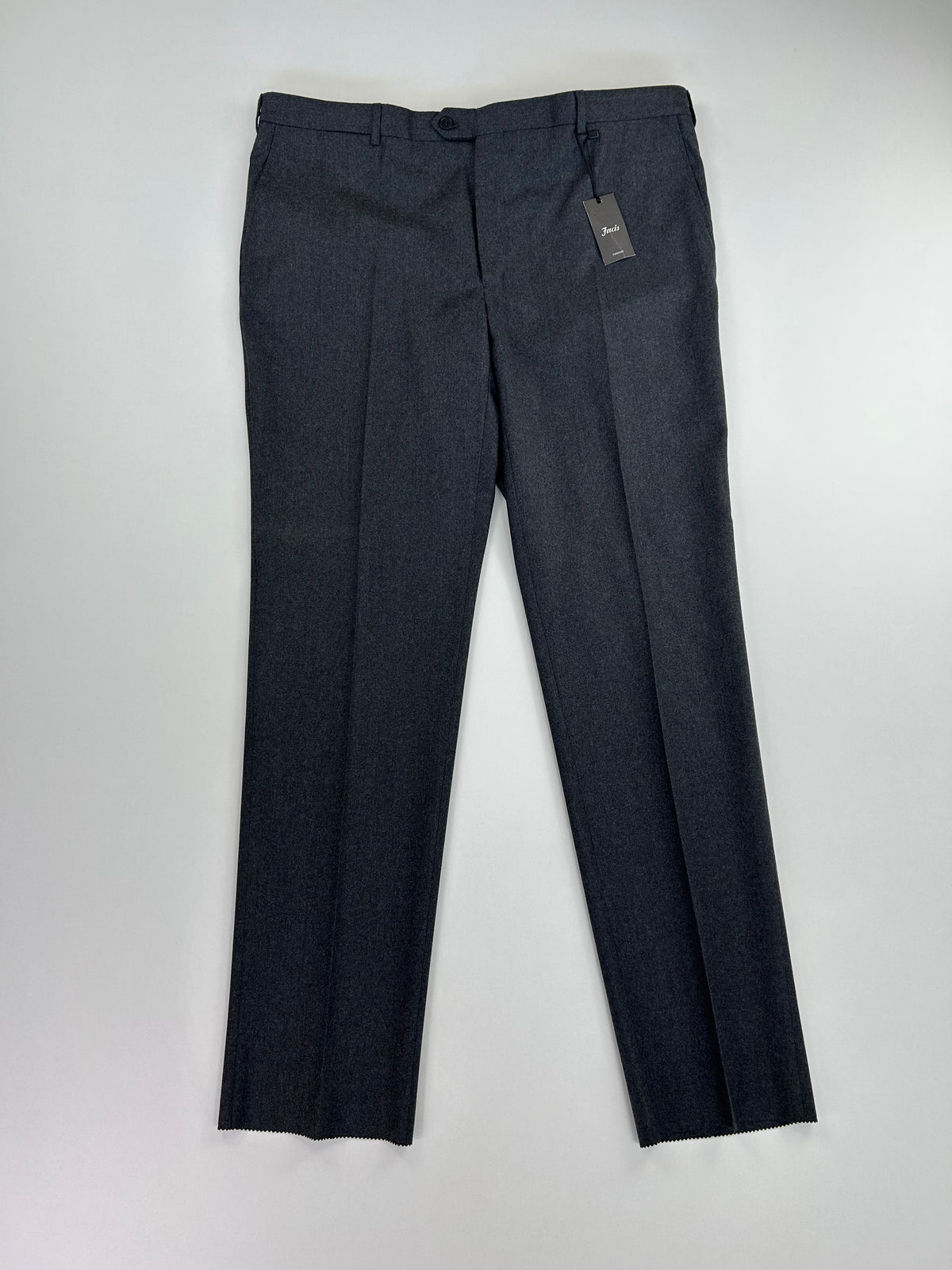 Pantalone sartoriale Facis grigio lana, taglia IT 58 — IlBotteghino