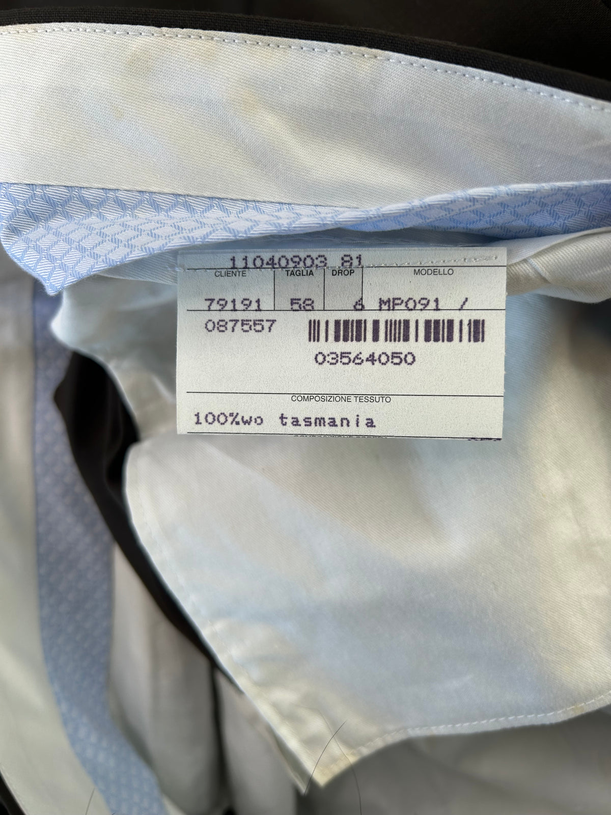 Berry pantalone marrone scuro — dettaglio tasca — IlBotteghino