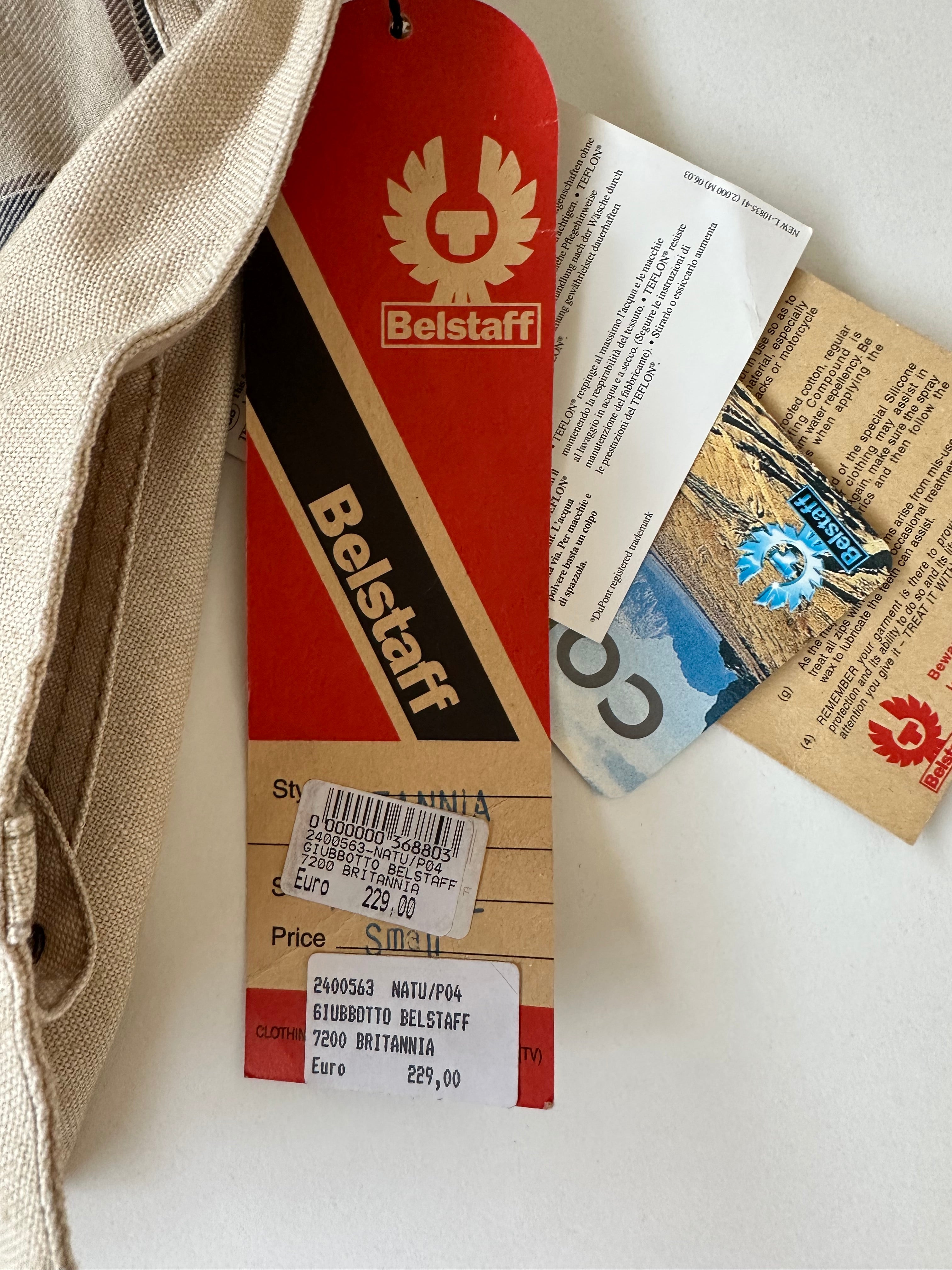 Belstaff smanicato Britannia beige, vista d'insieme