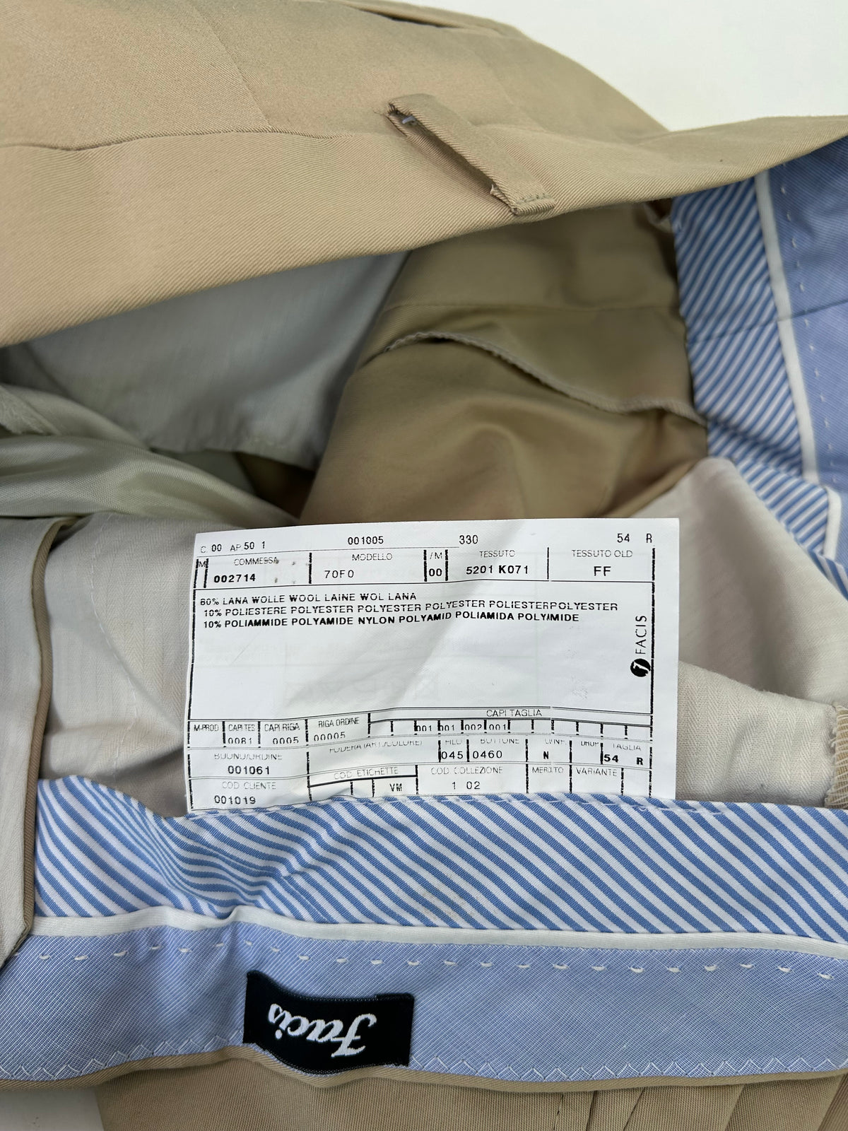 Facis pantalone beige — pezzo unico — IlBotteghino