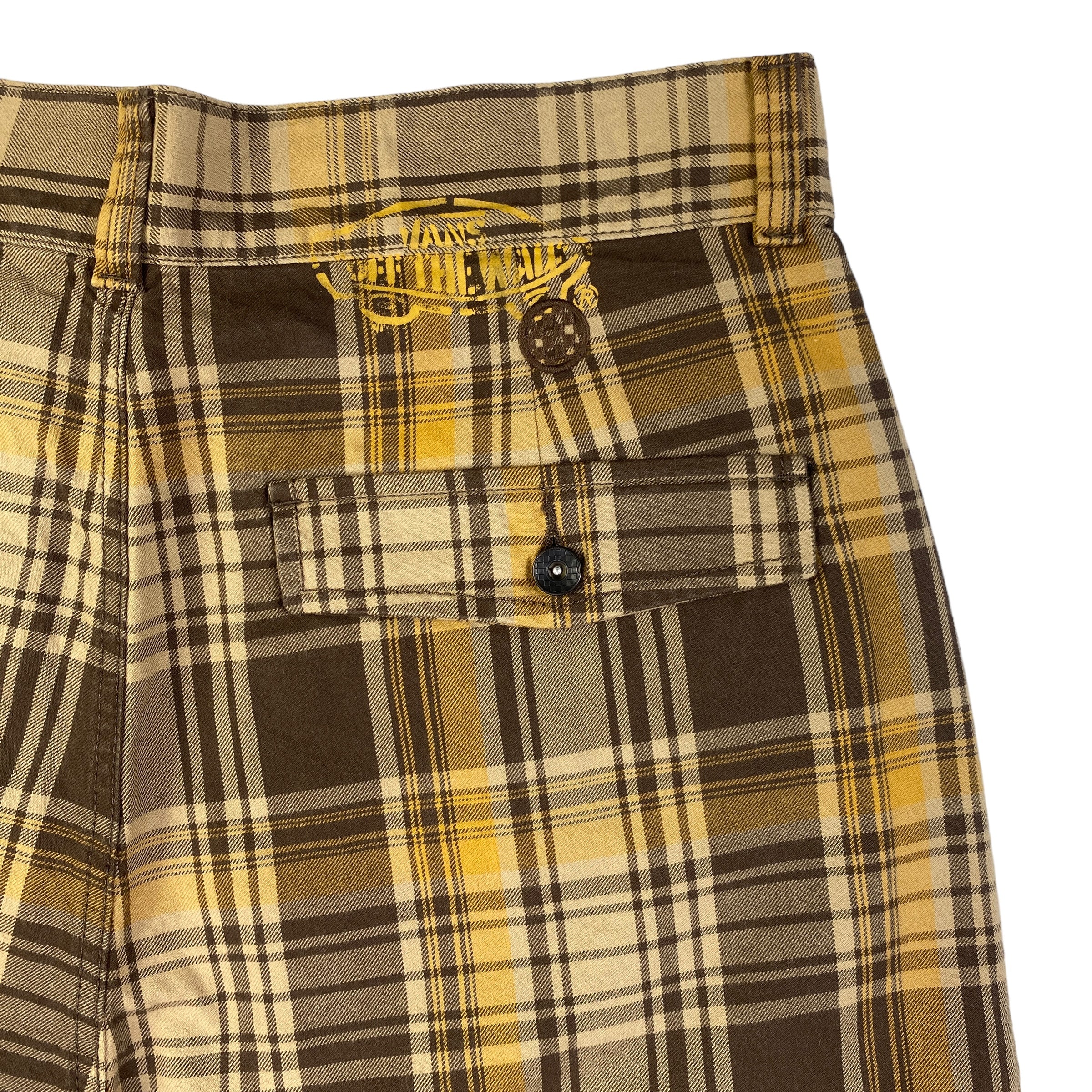 Vans short quadri giallo — pezzo unico d'archivio — IlBotteghino