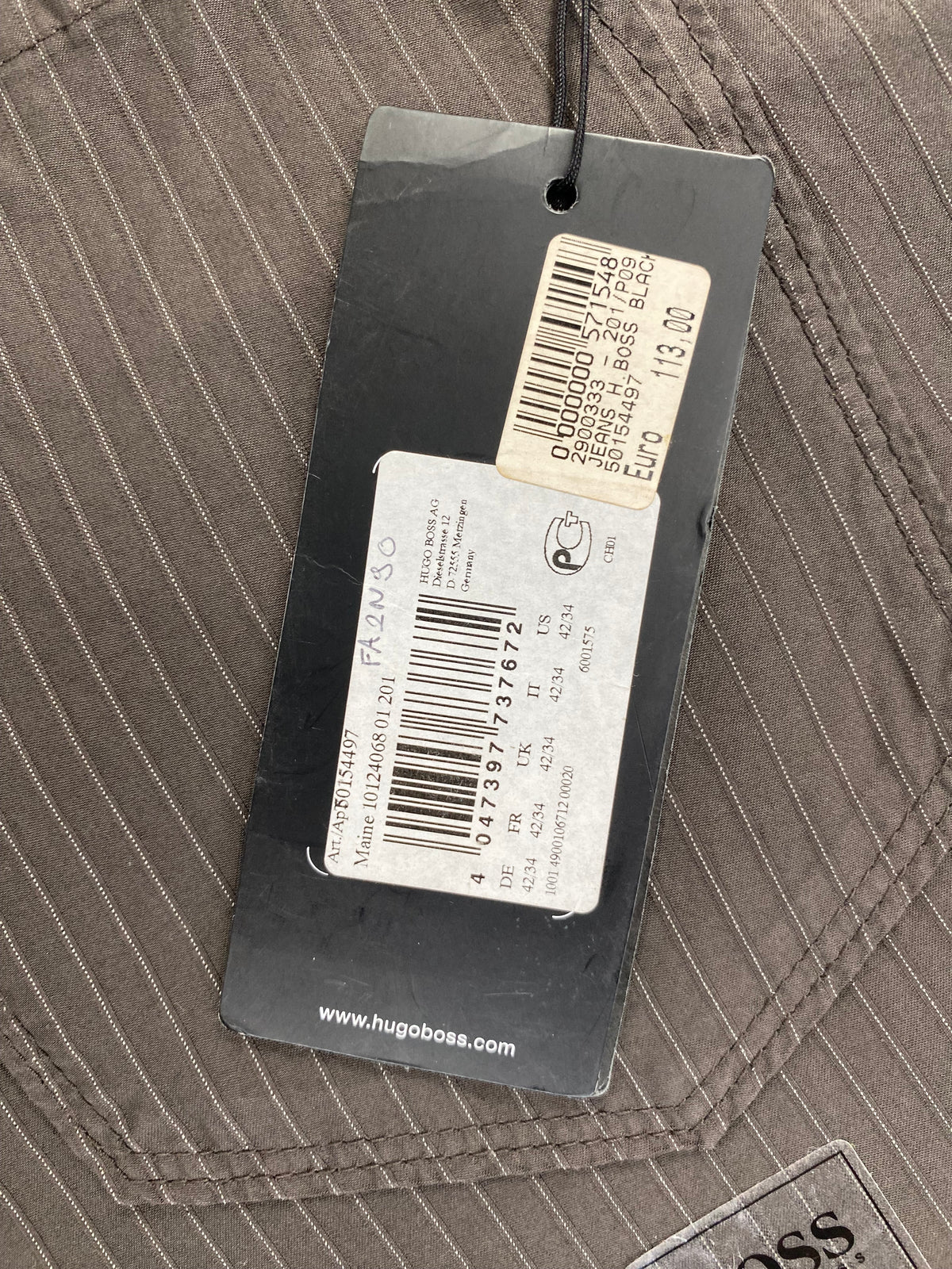 Hugo Boss Maine nero — pezzo unico — IlBotteghino