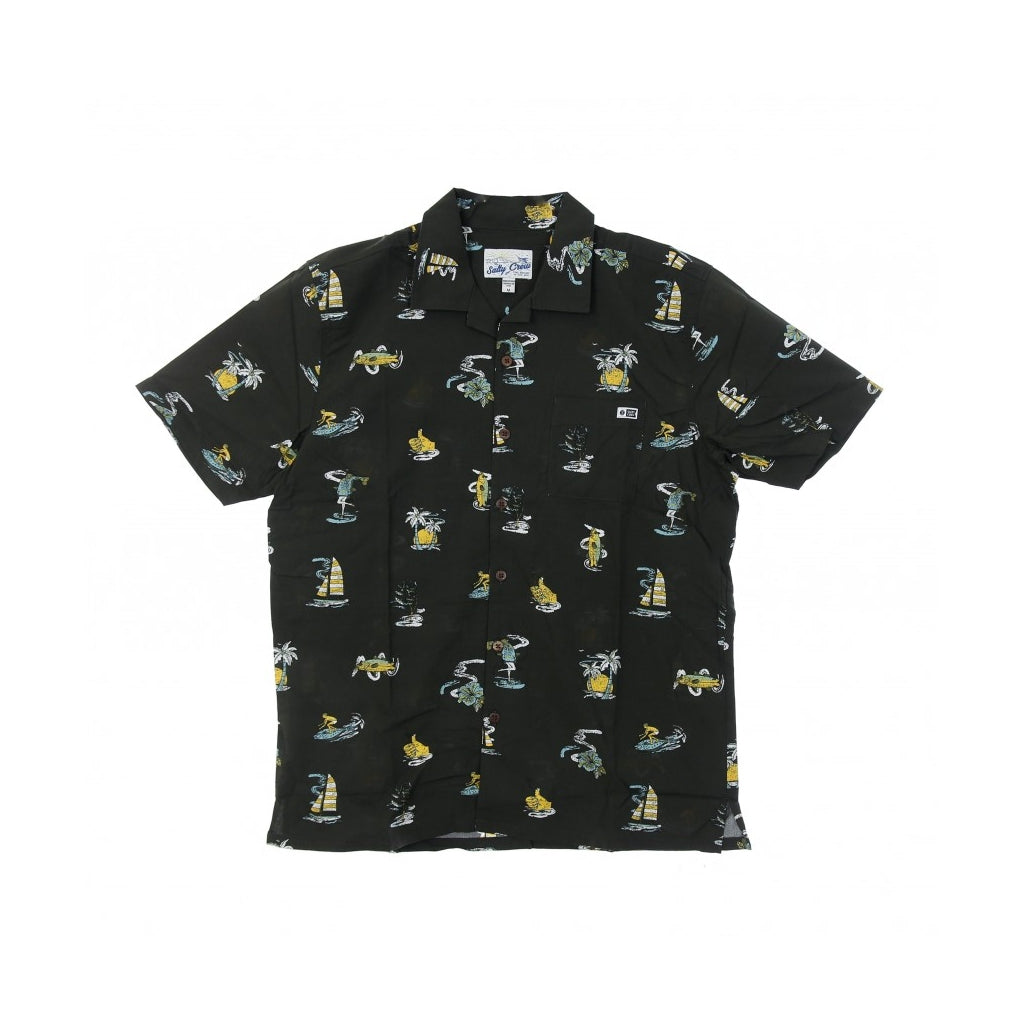 Camicia Salty Crew Island Daze black, taglia M — IlBotteghino