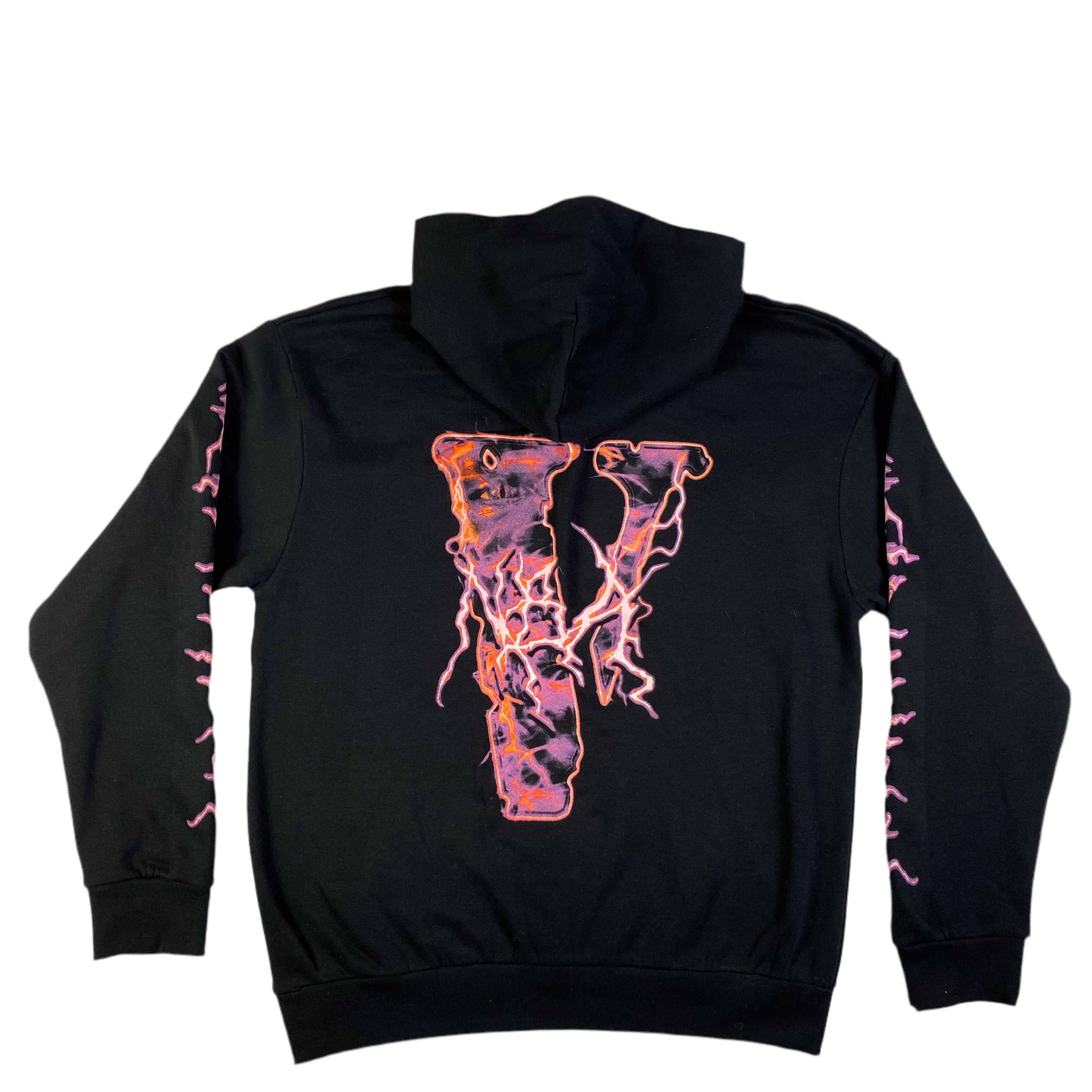 Vlone x Never Broke Again felpa nera — edizione limitata da collezione — IlBotteghino