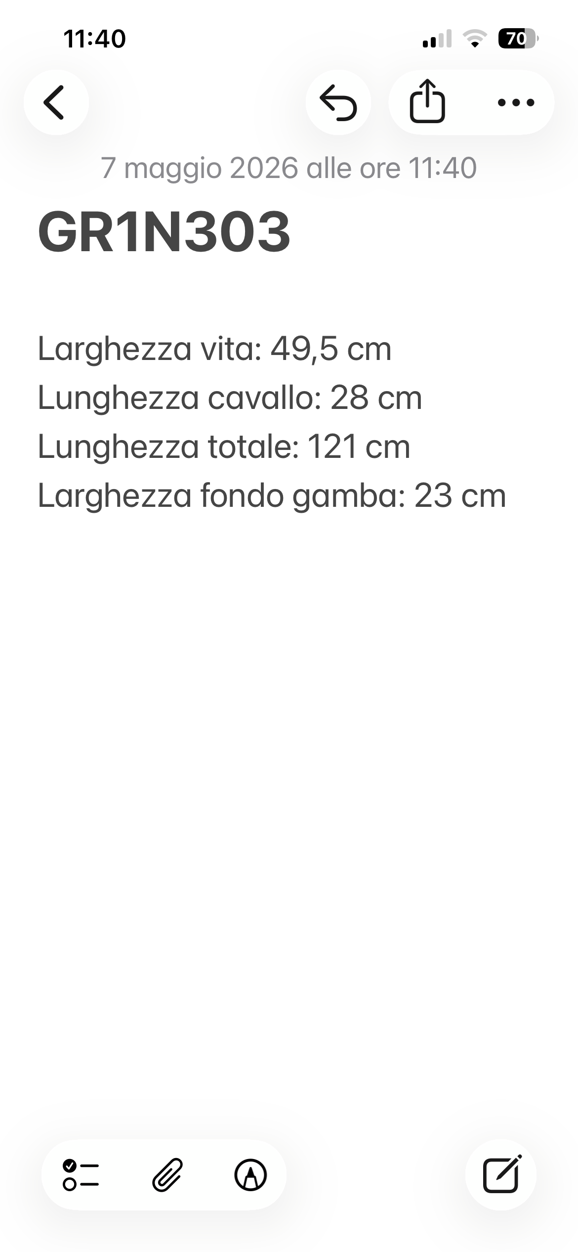 Berry pantalone marrone scuro — dettaglio fondo gamba — IlBotteghino