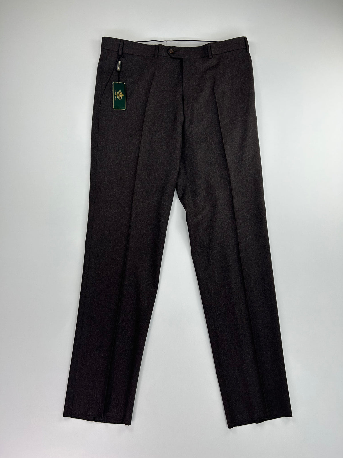 Pantalone sartoriale Berry marrone lana, taglia IT 56 — IlBotteghino