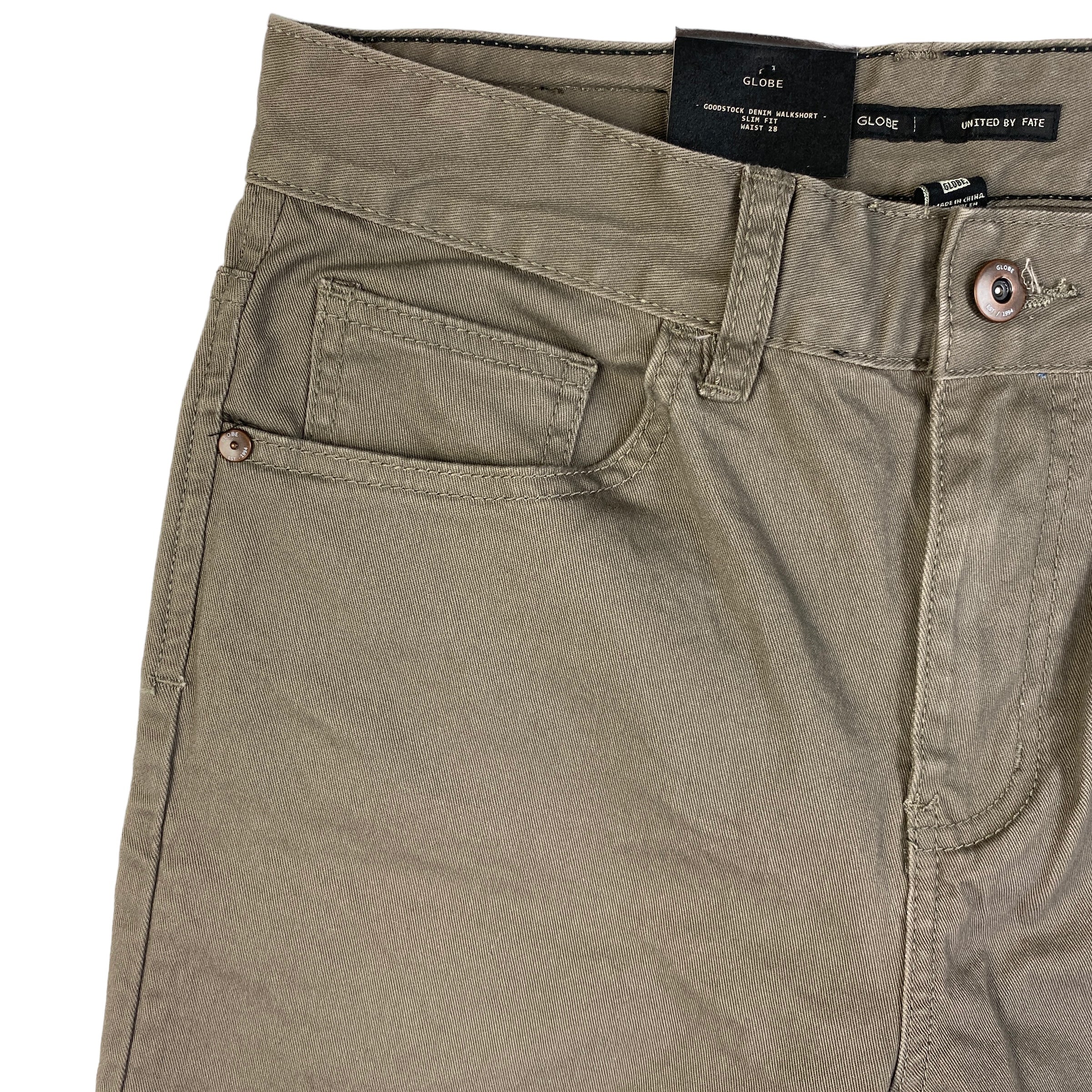Globe short denim Bark — denim d'archivio — IlBotteghino
