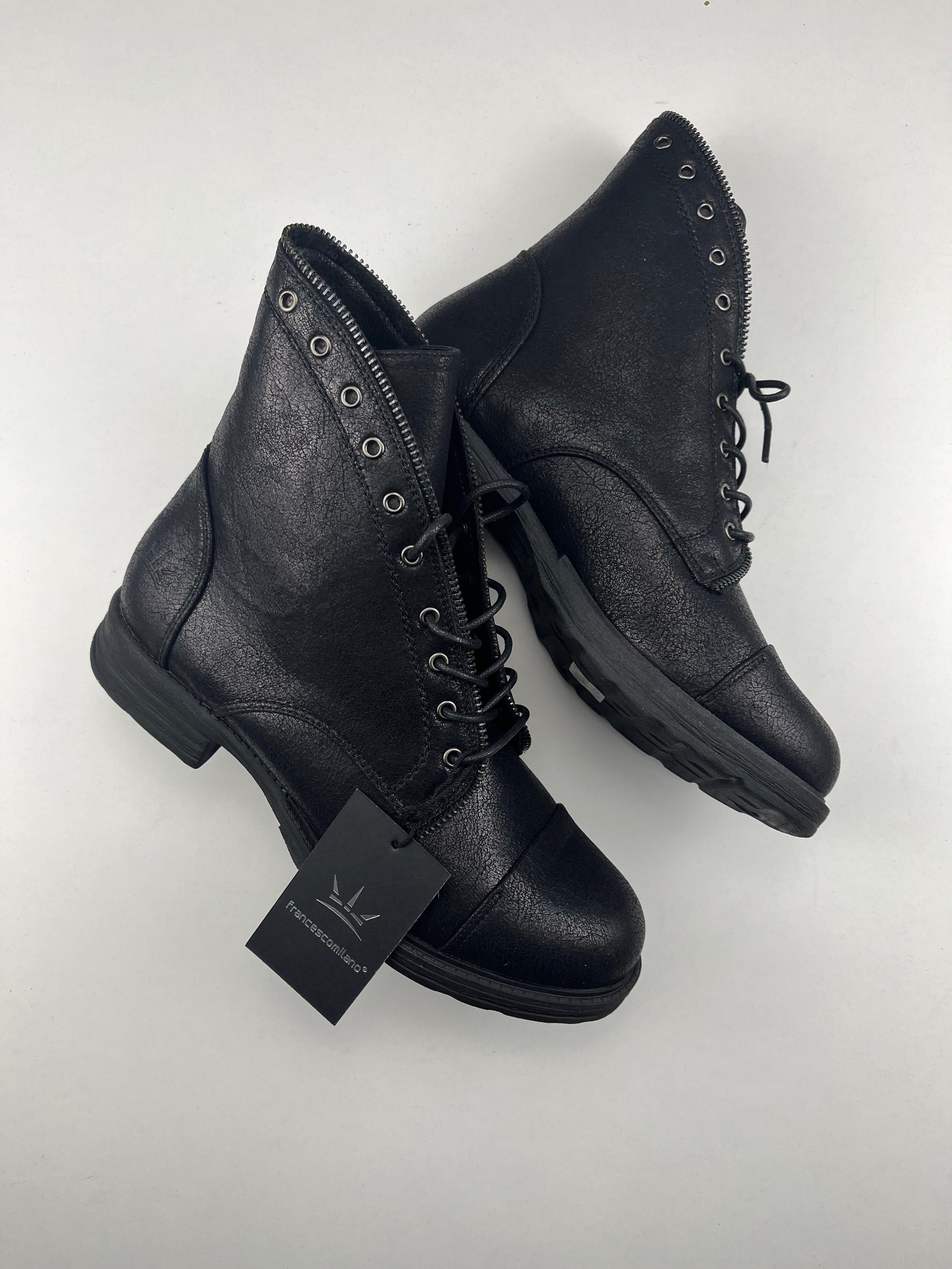 Francesco Milano stivaletto — nero Made in Italy — IlBotteghino