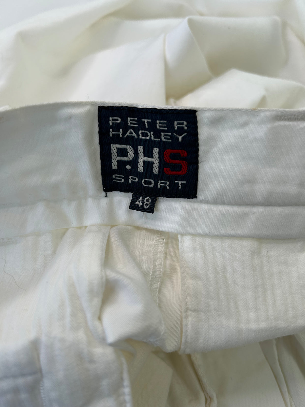 Peter Hadley Sport pantalone bianco — archivio sartoriale — IlBotteghino