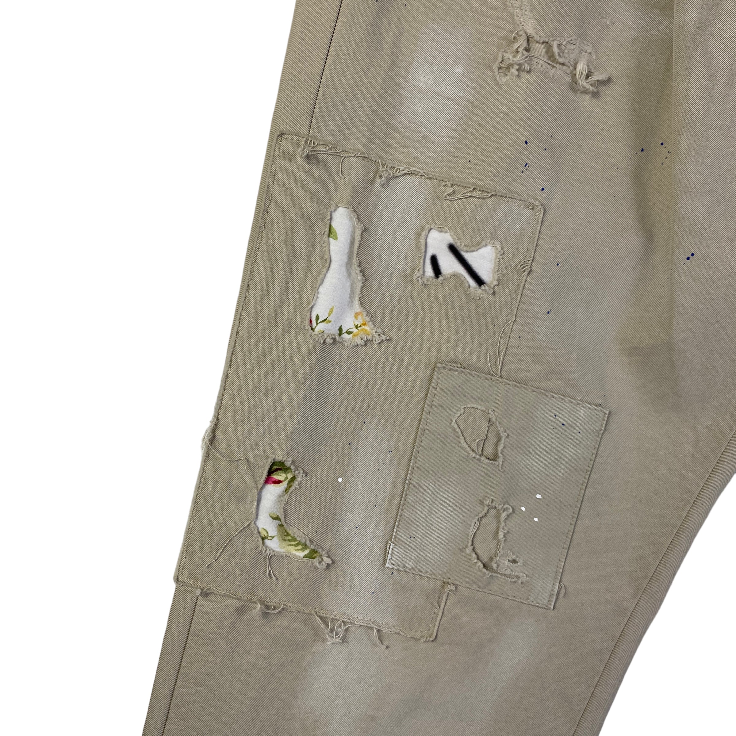 Dsquared2 pantalone beige — streetwear luxury d'archivio — IlBotteghino
